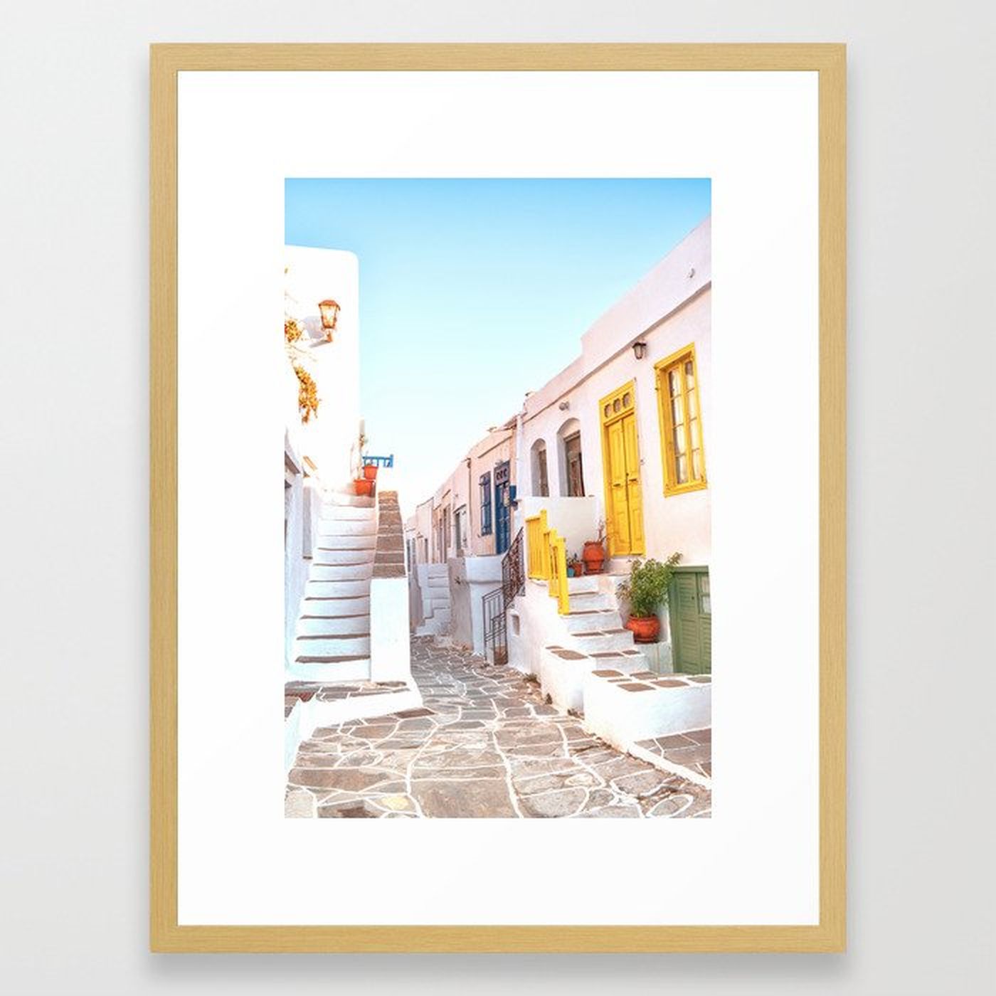 Travel Greece, Sifnos Island Framed Art Print by Printsproject ...