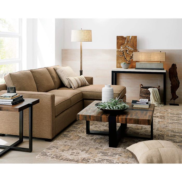 Slice Teak Wall Art Set of Two Crate and Barrel