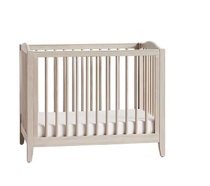 pottery barn hayden mini crib