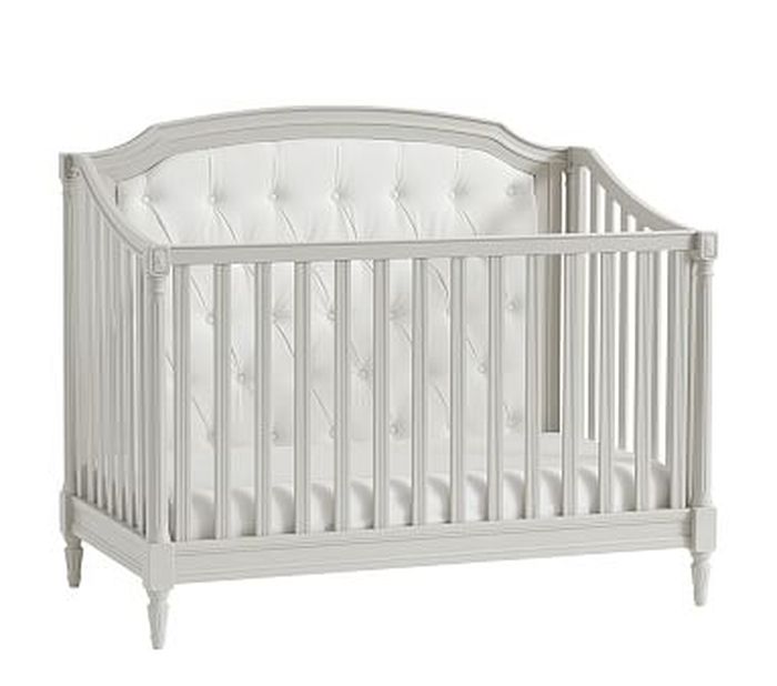 vintage gray crib