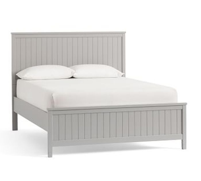 Beadboard Bed, Simply White, Queen Pottery Barn