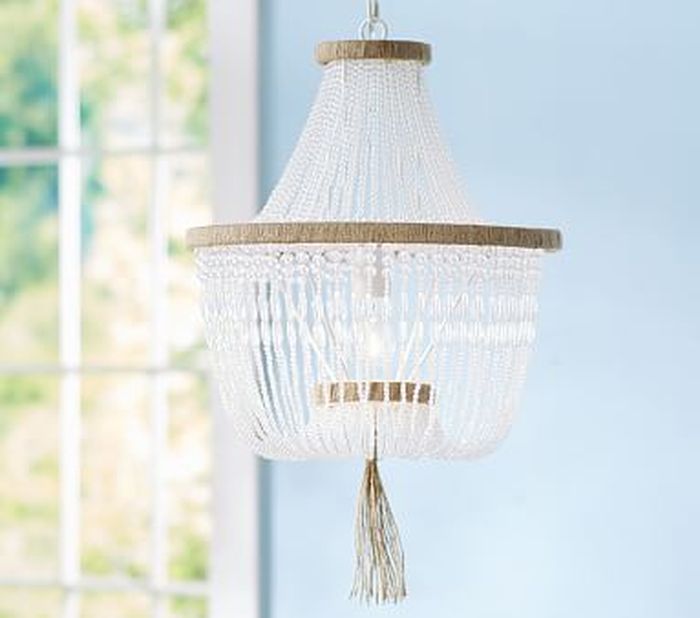 pottery barn chandelier kids