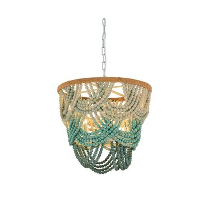 Israr 3 Light Unique Tiered Chandelier With Beaded Accents Wayfair