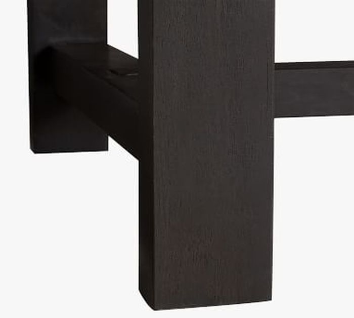 Quincy Basketweave Dining Chair, Black Pottery Barn