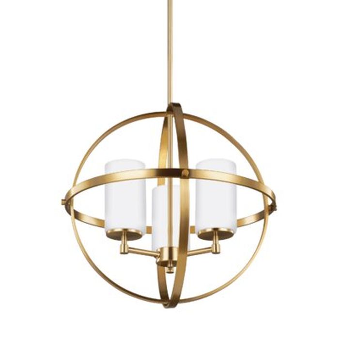 Raine 3 Light Shaded Globe Chandelier Allmodern