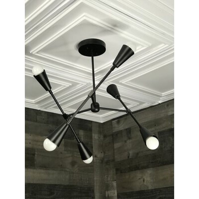 Neha 6 Light Sputnik Modern Linear Chandelier Wayfair