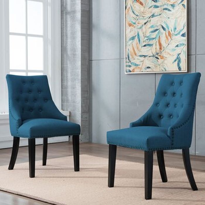 Hopkint Tufted Upholstered Parsons Chair Wayfair