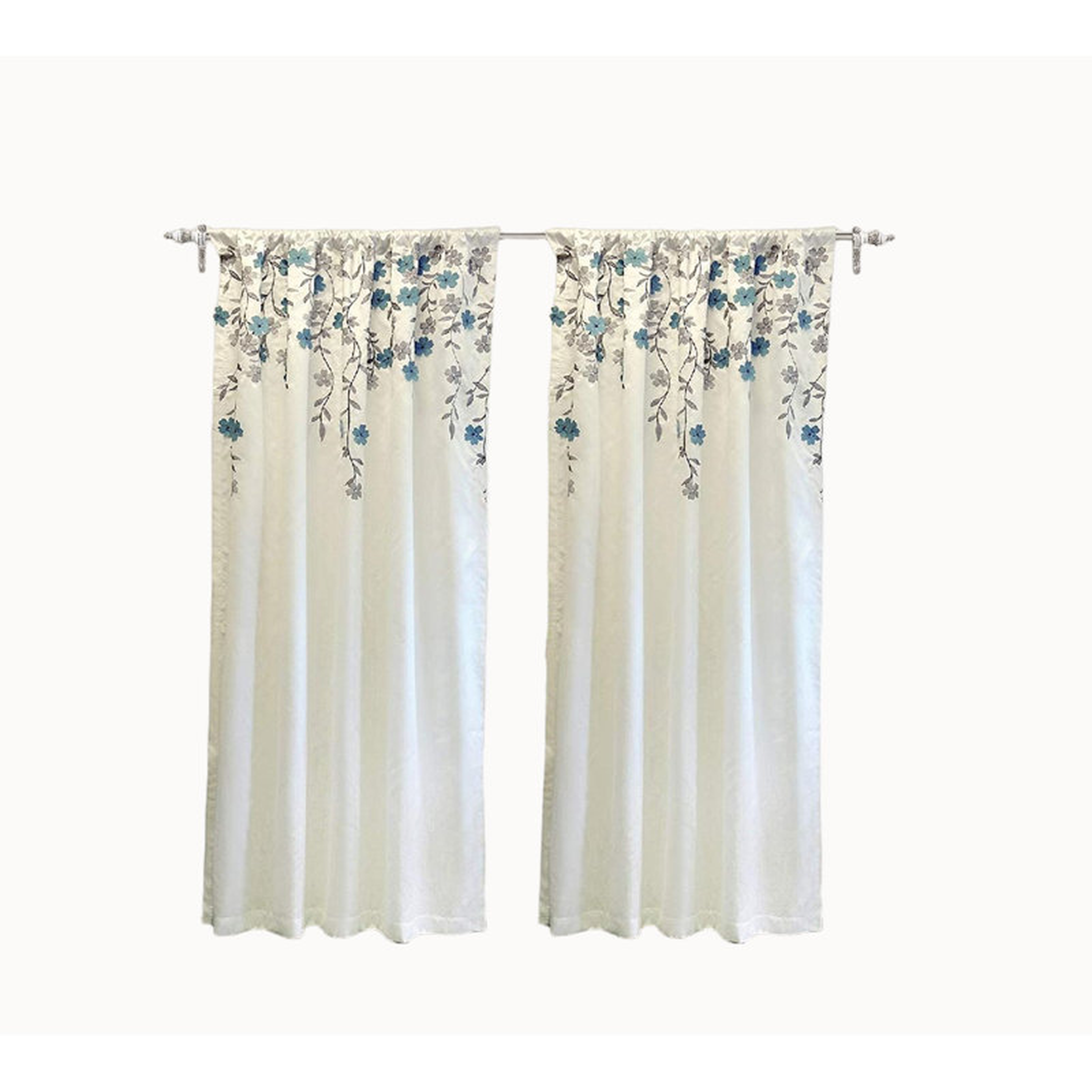 Lucienne Gille Semi-Sheer Thermal Rod Pocket Curtain Panels - Wayfair