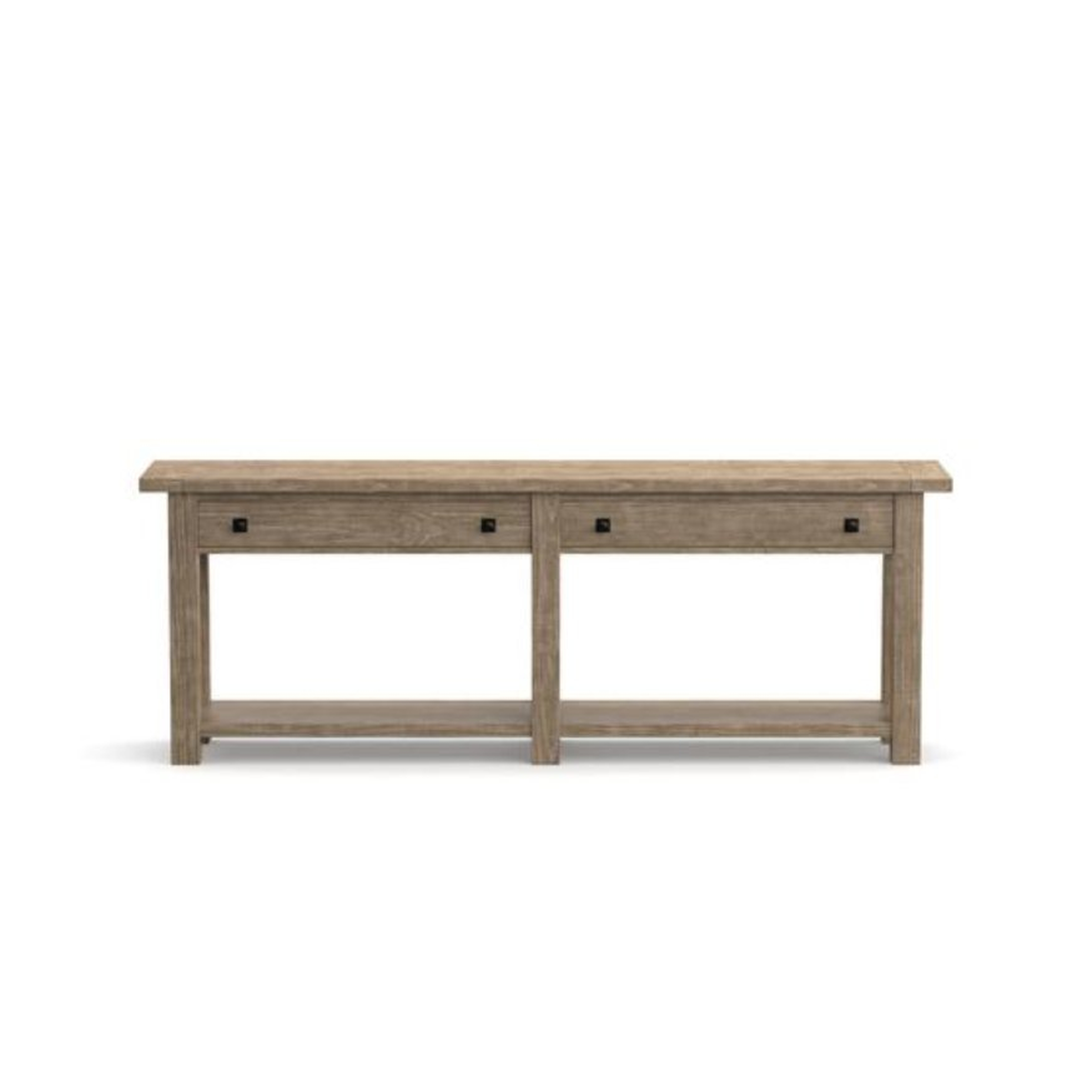 Benchwright 83" Wood Console Table with Drawers, Seadrift - Pottery Barn