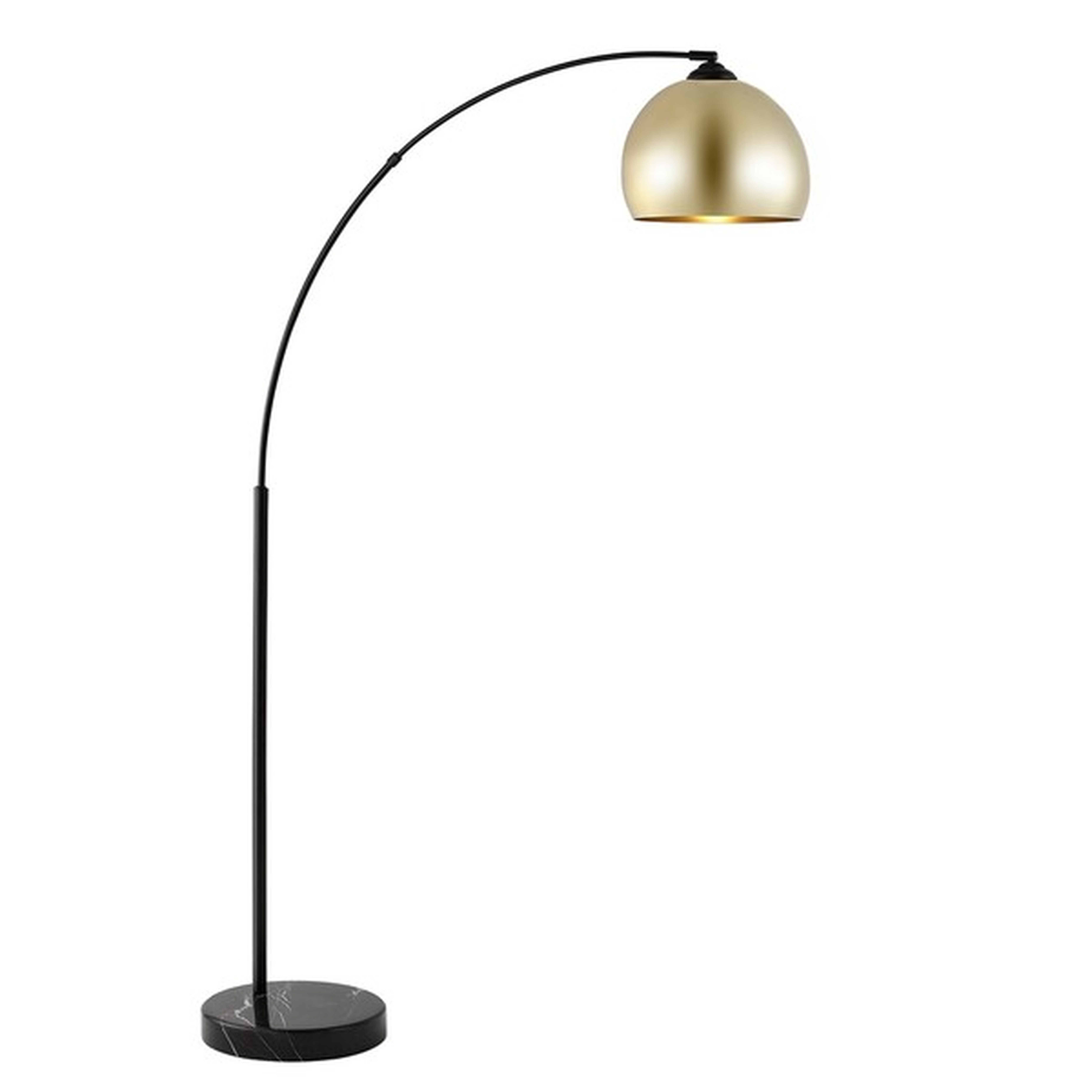 Glarien Floor Lamp - Gold/Black - Safavieh