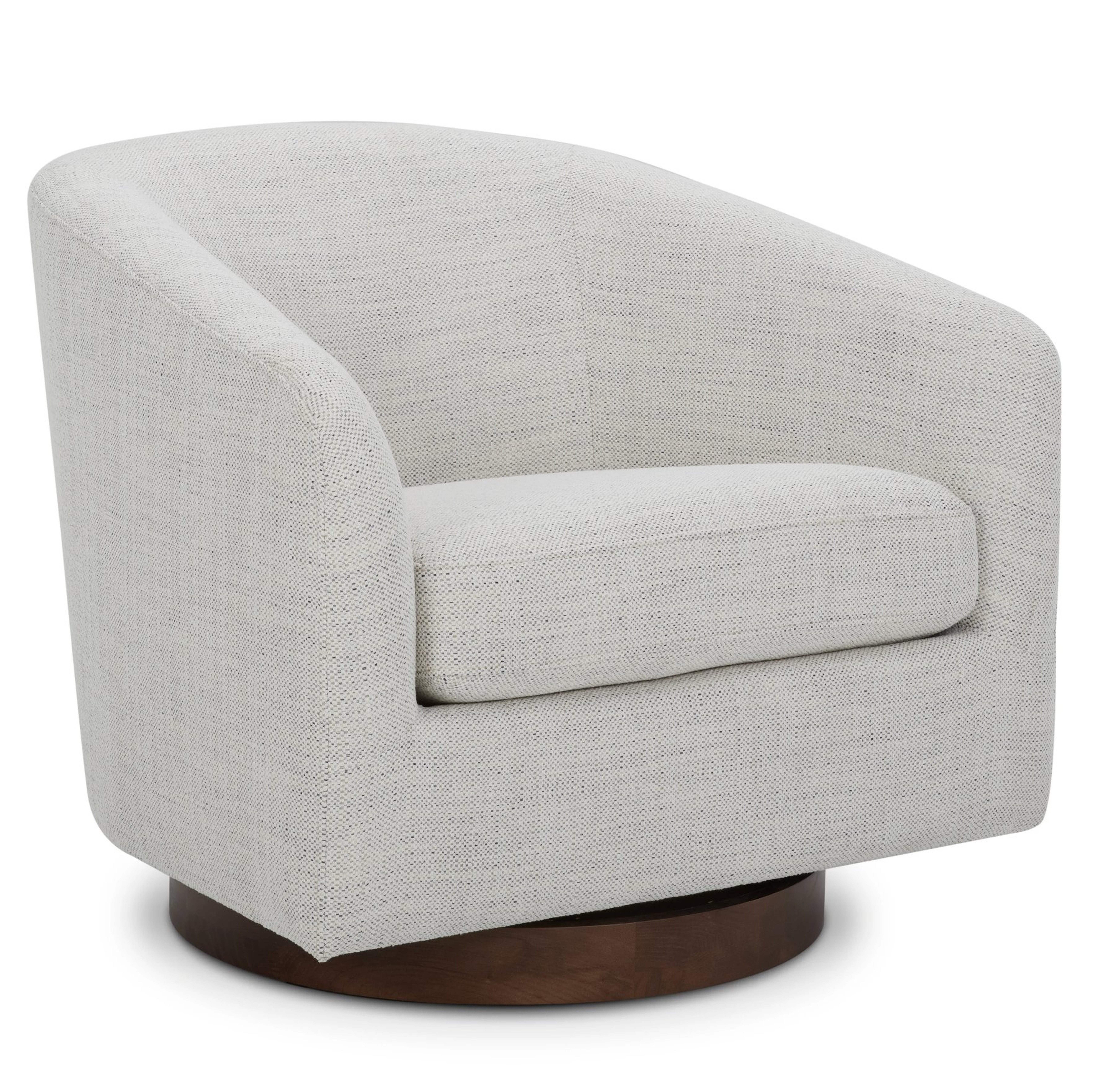 Bennett Upholstered Swivel Barrel Chair - AllModern