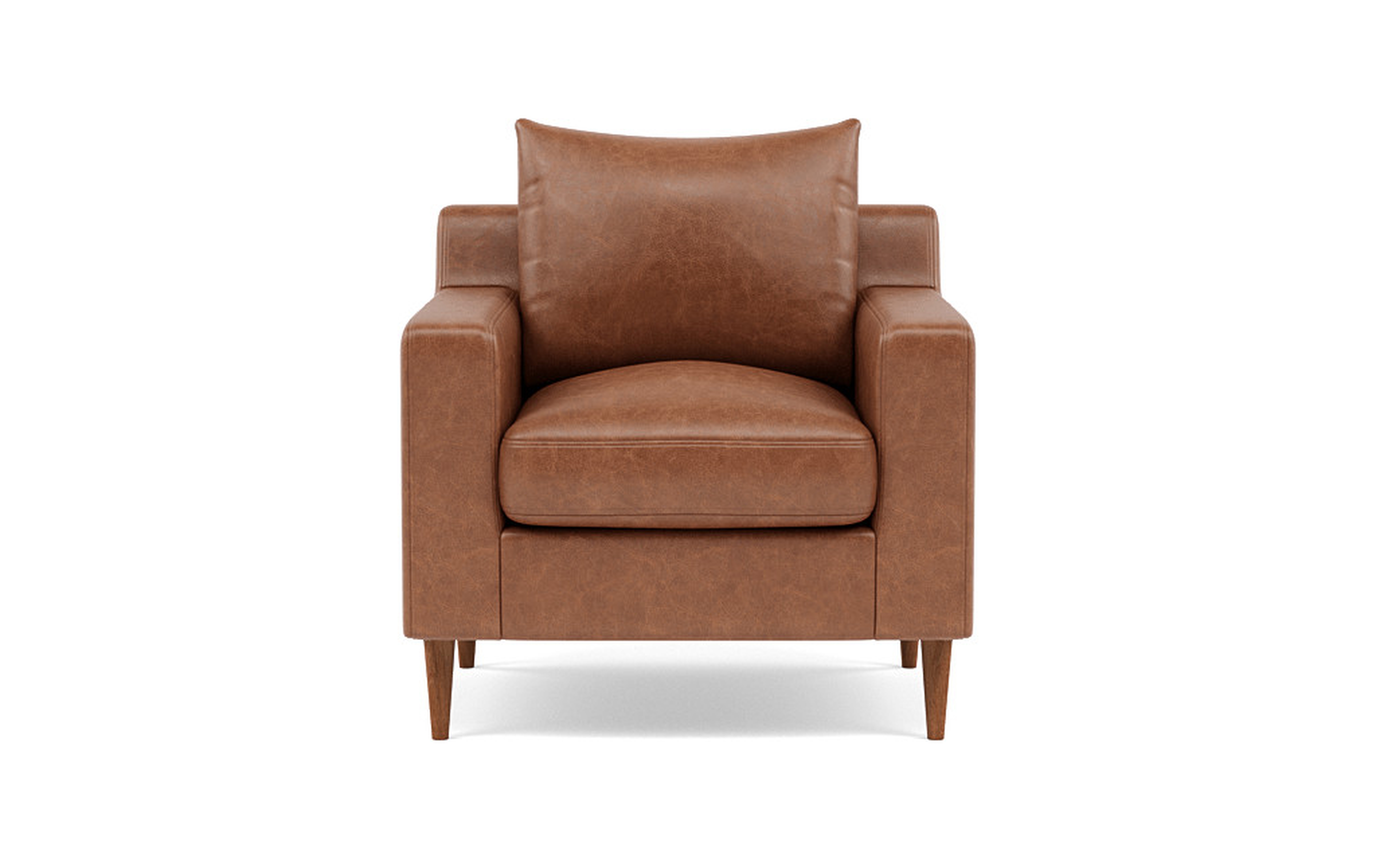 Sloan Leather Petite Chair - Interior Define