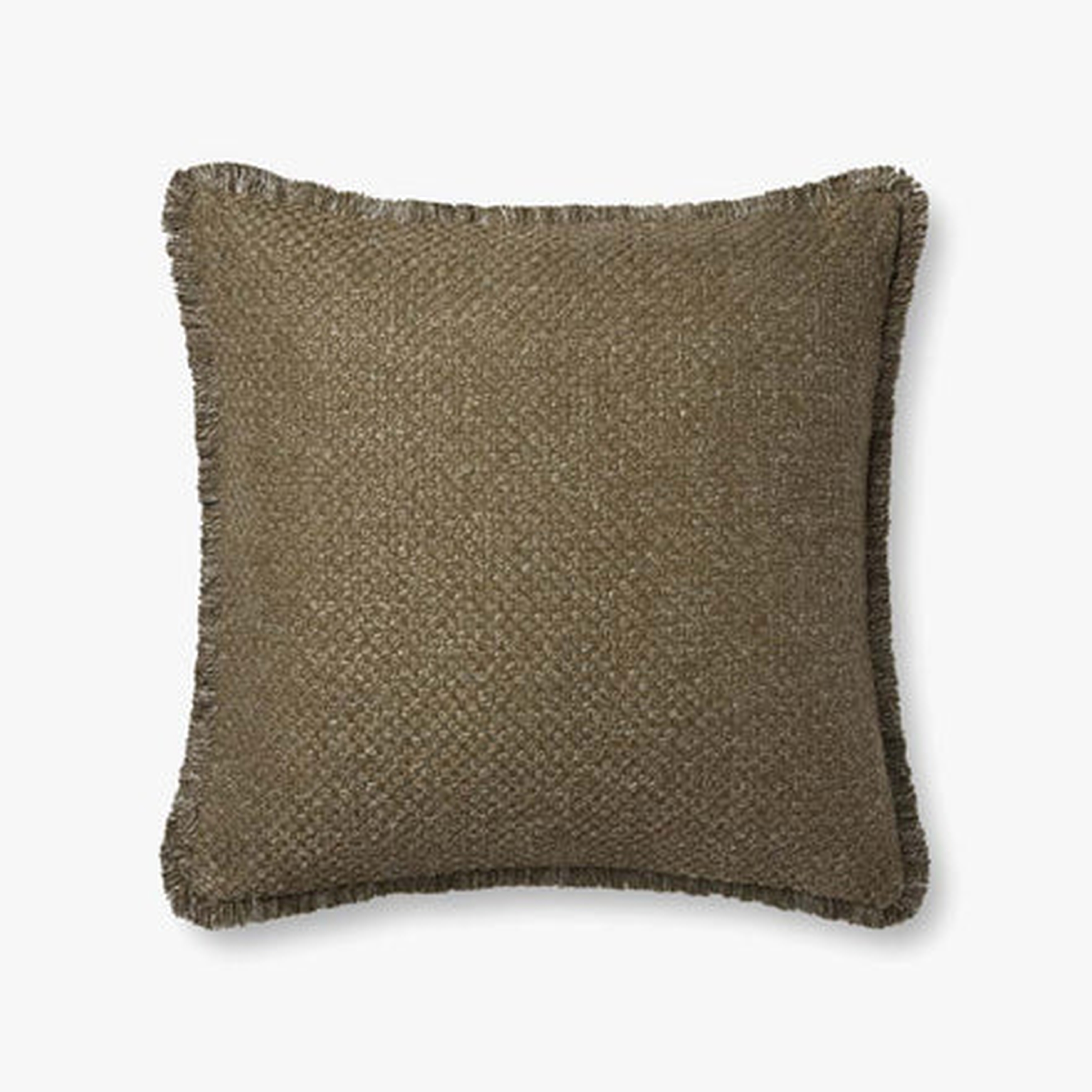 Loloi Pillows Olive 22" x 22" Cover w/Poly - Loloi Rugs