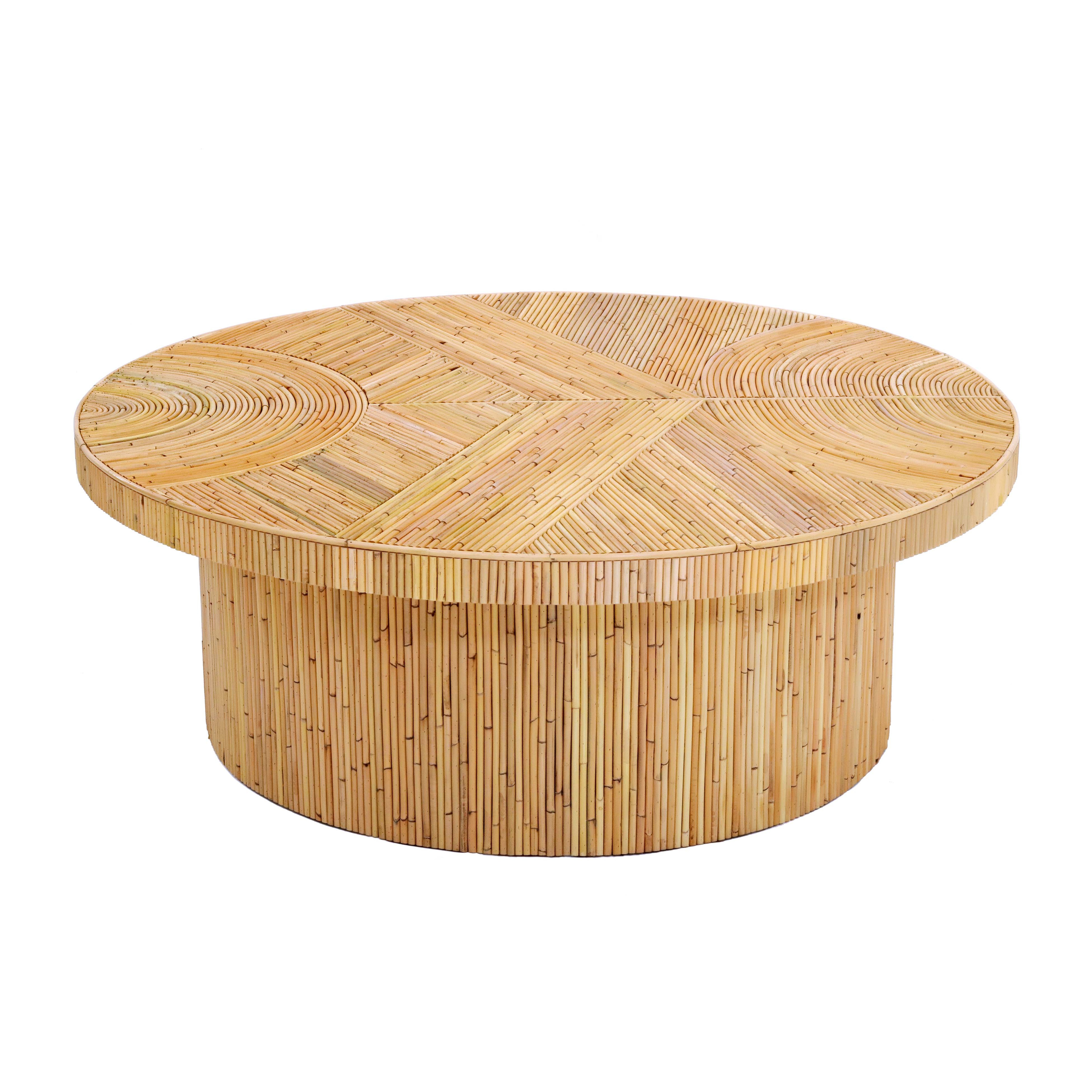 Acadia Rattan Coffee Table *Preorder Today. Estimated restock 11/19/2024. - TOV FURNITURE