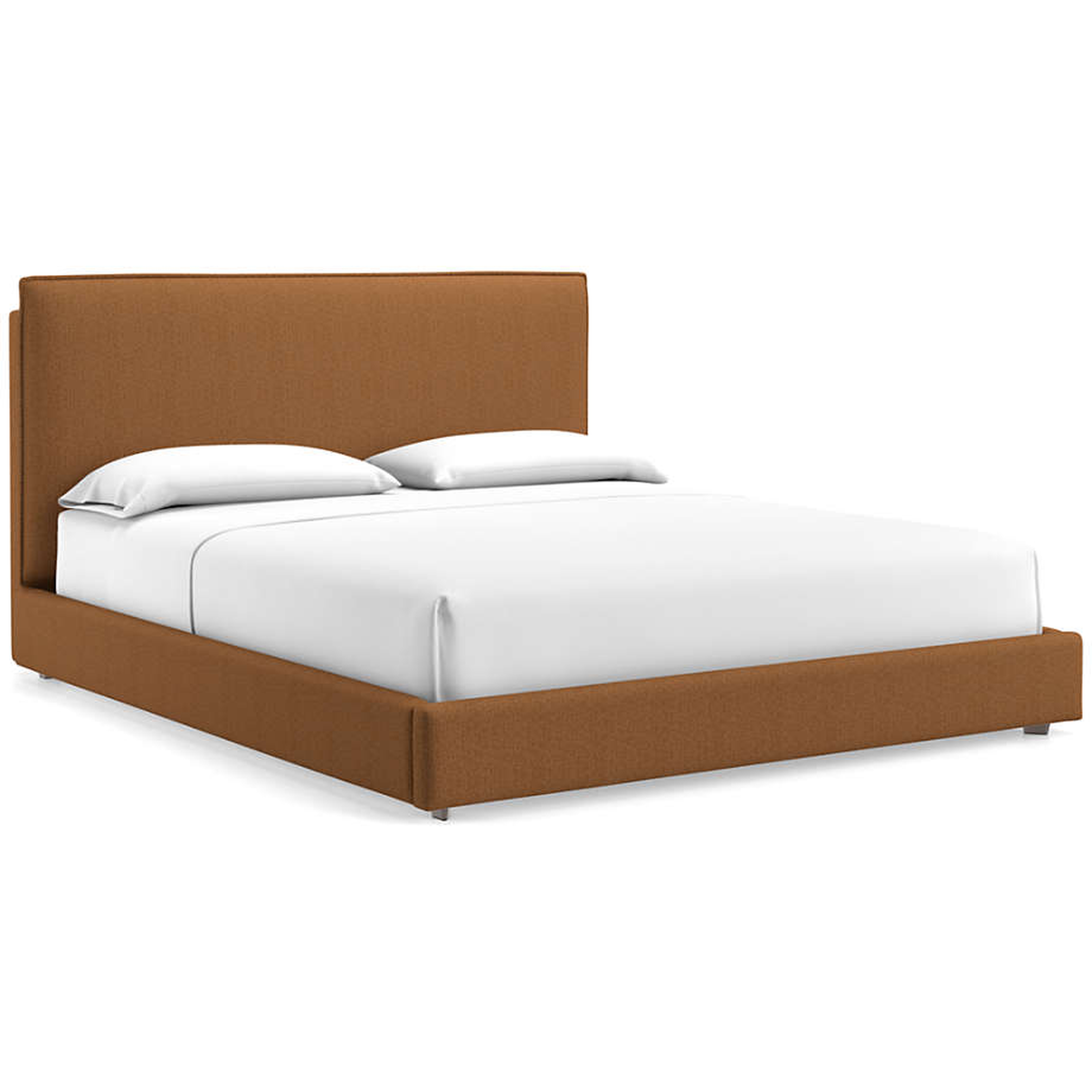 Lotus Upholstered California King Bed with 41" Headboard - Crate and Barrel