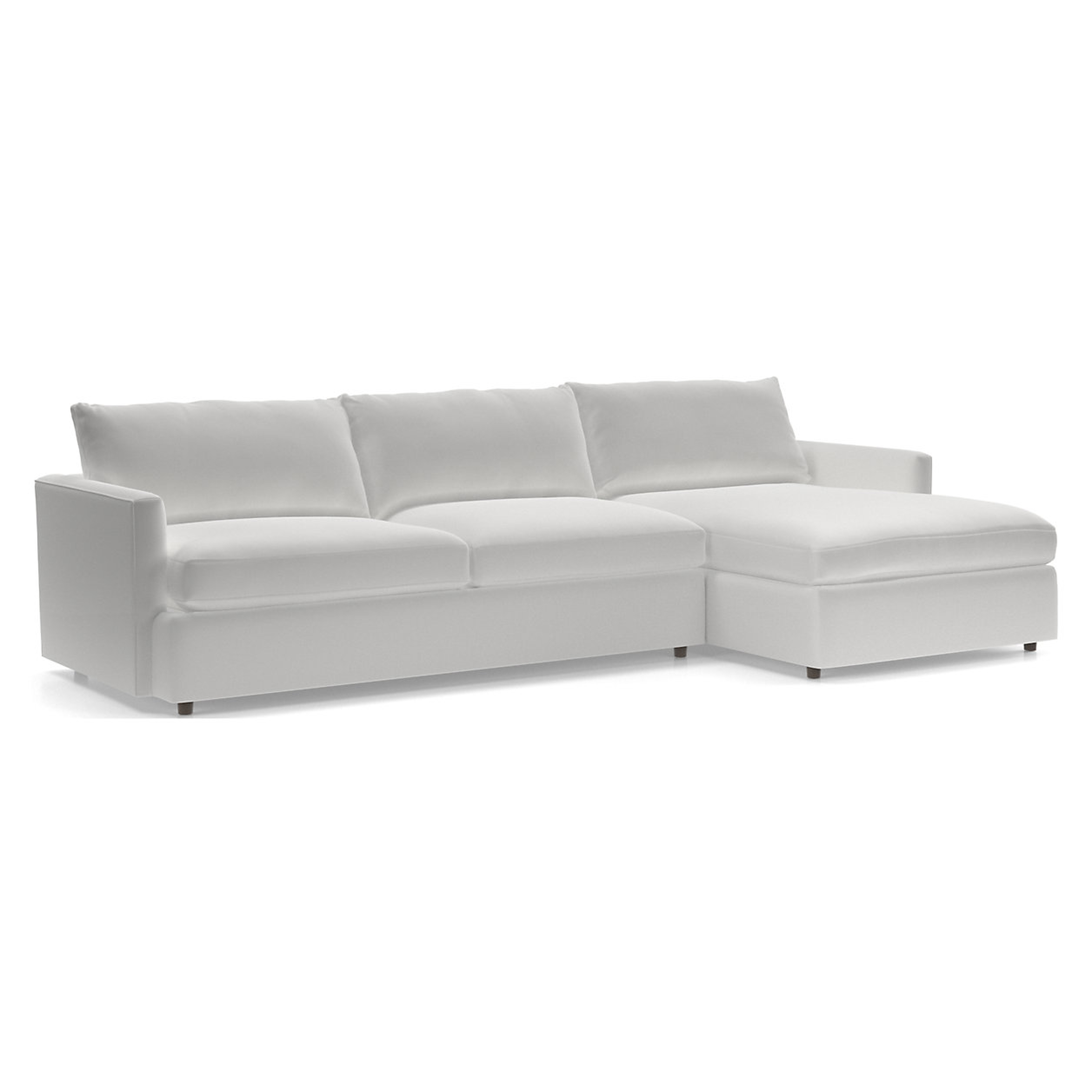 Lounge II 2-Piece Sectional Sofa - Crate and Barrel
