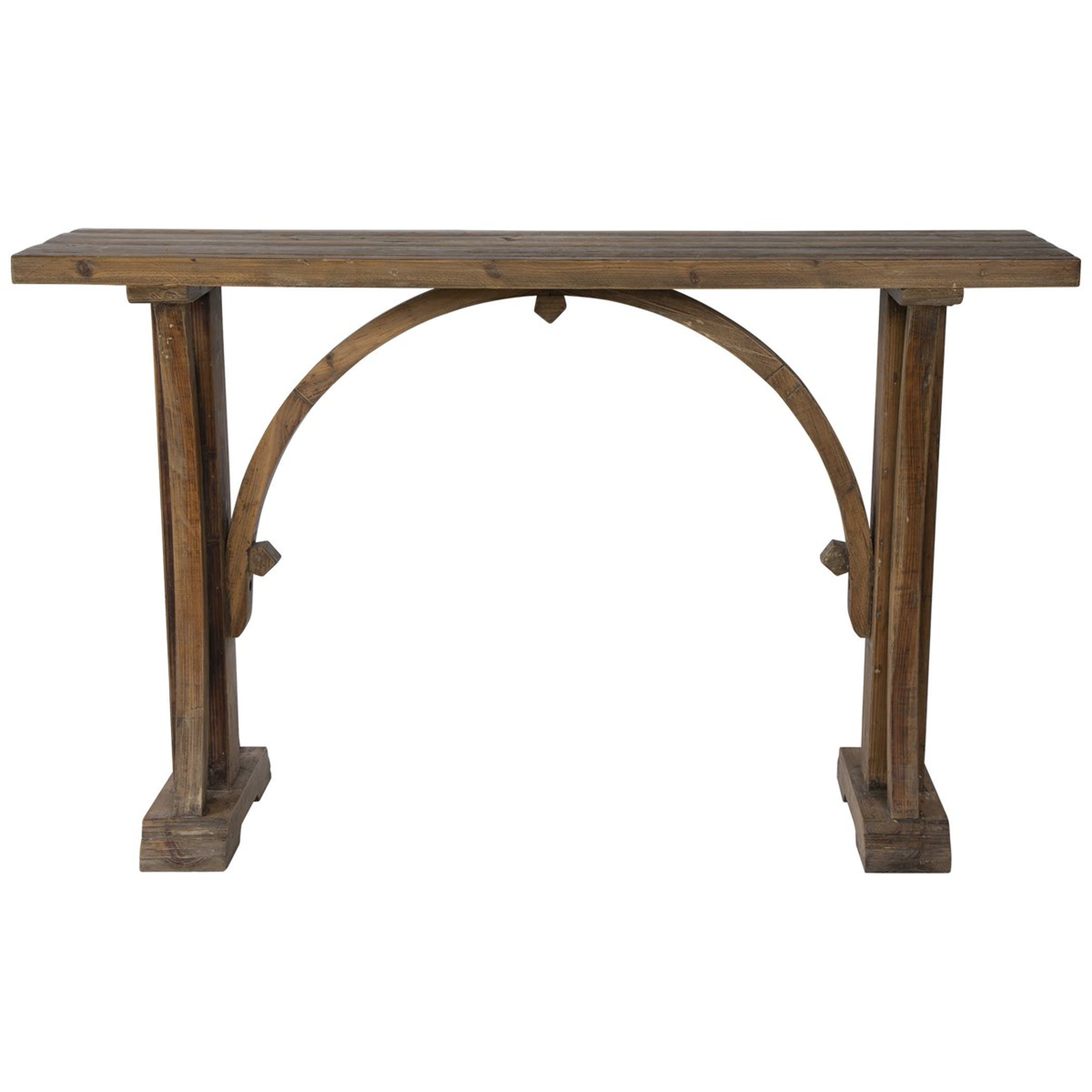 Genessis Reclaimed Wood Console 14" x 54" x 33" - Hudsonhill Foundry