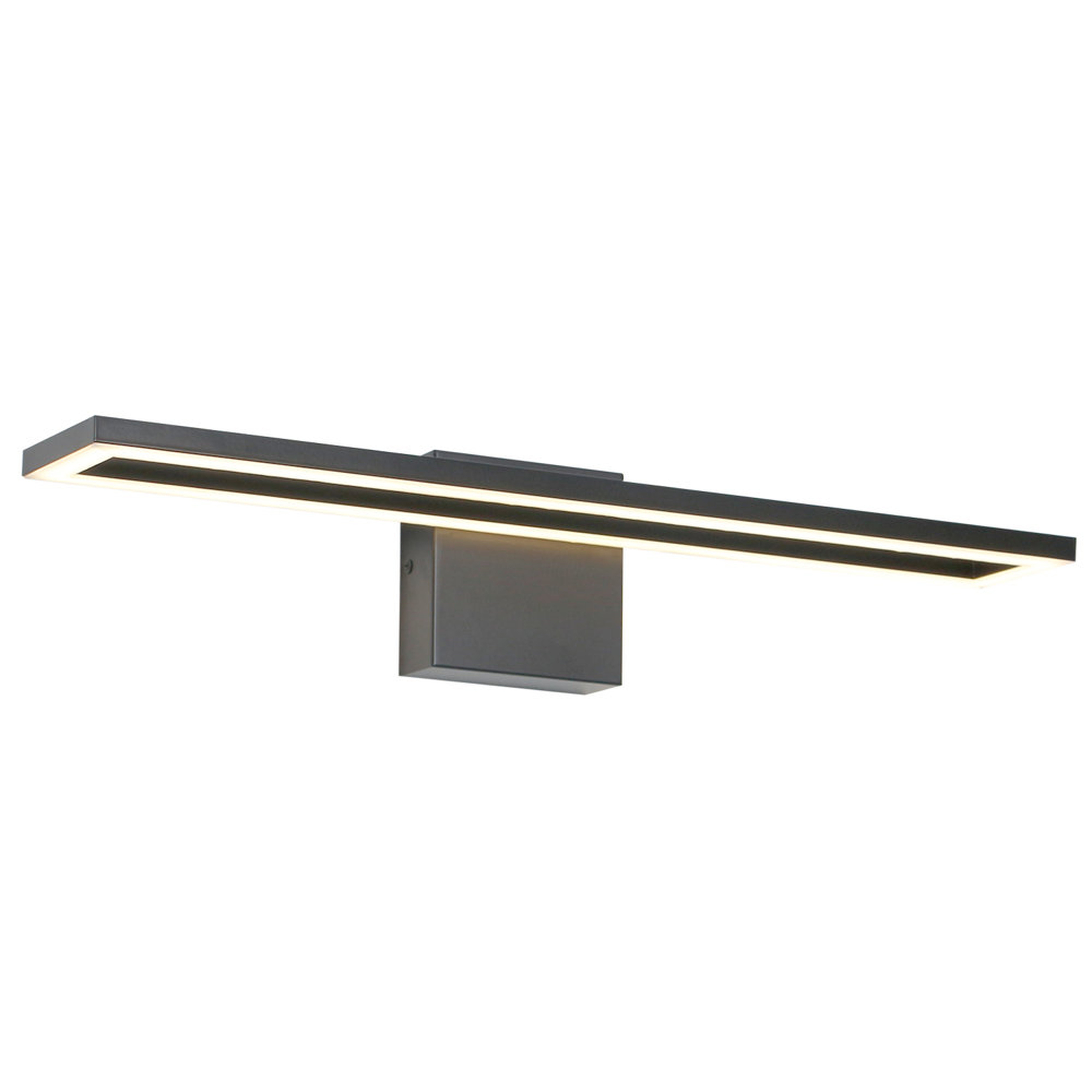 Changanbi 24 inches Dimmable Modern LED Vanity Light Black Bath Bar Picture Lighting - Wayfair