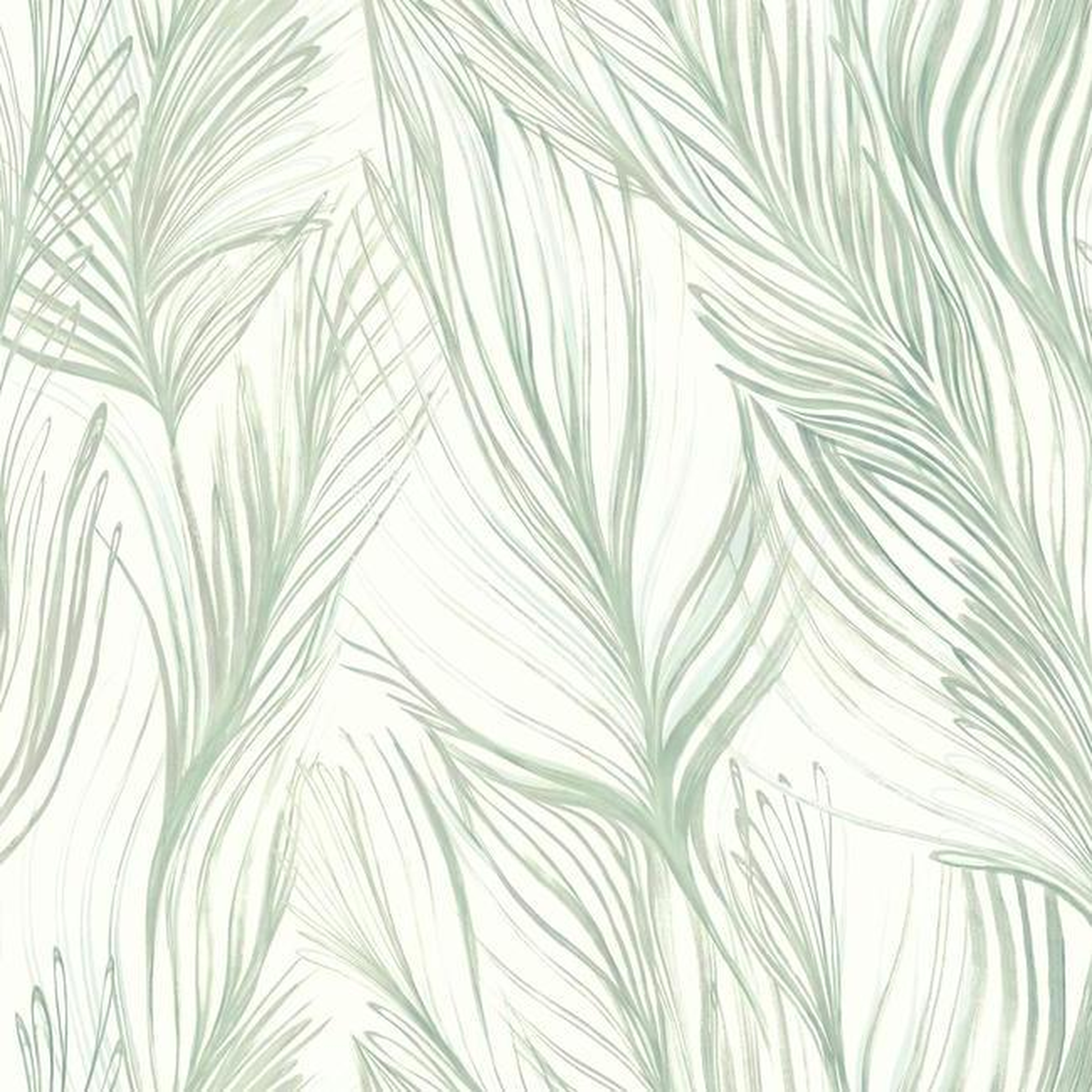 Peaceful Plume Wallpaper - York Wallcoverings