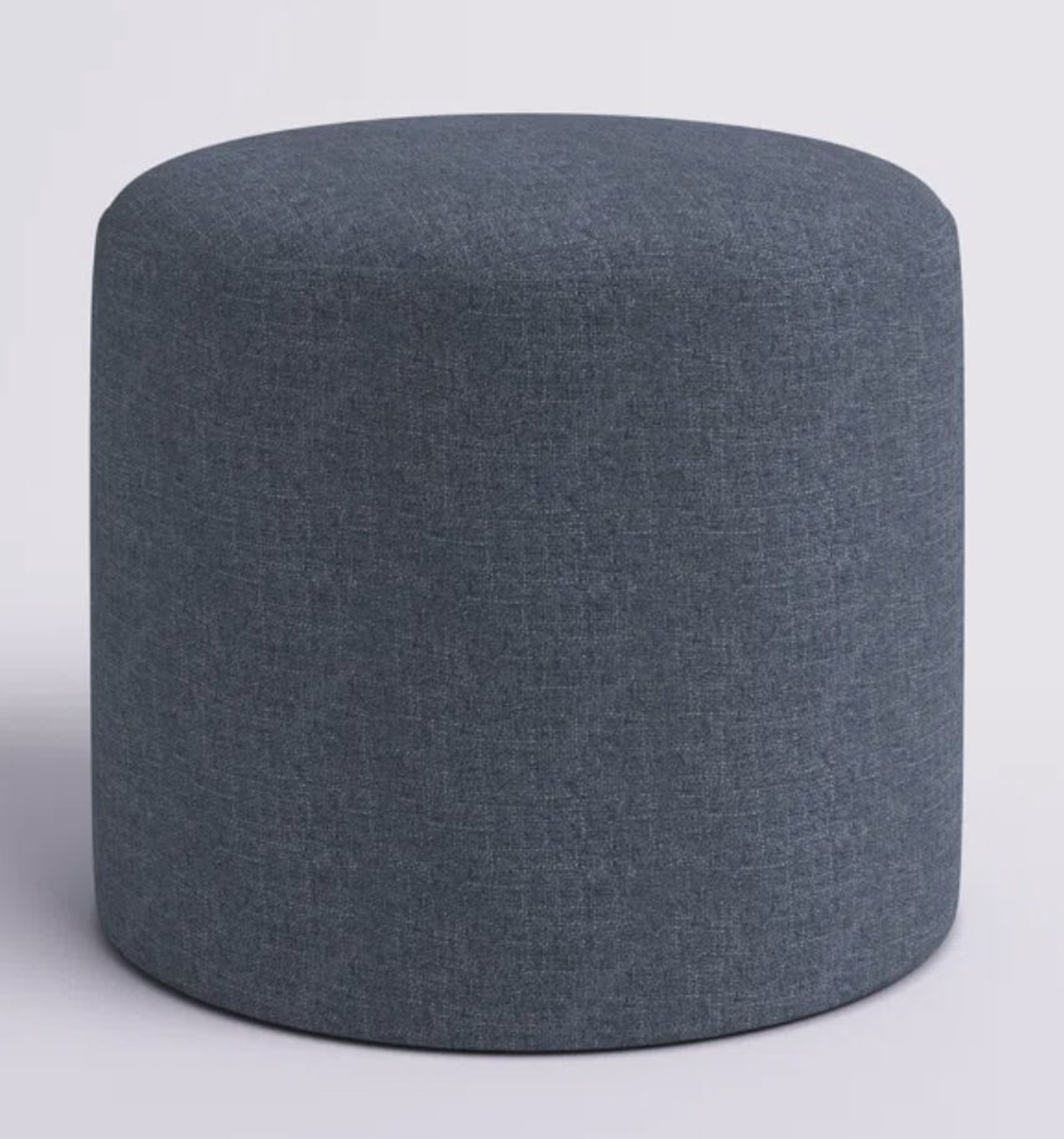 Josiah 19" Wide Round Pouf Ottoman - Wayfair