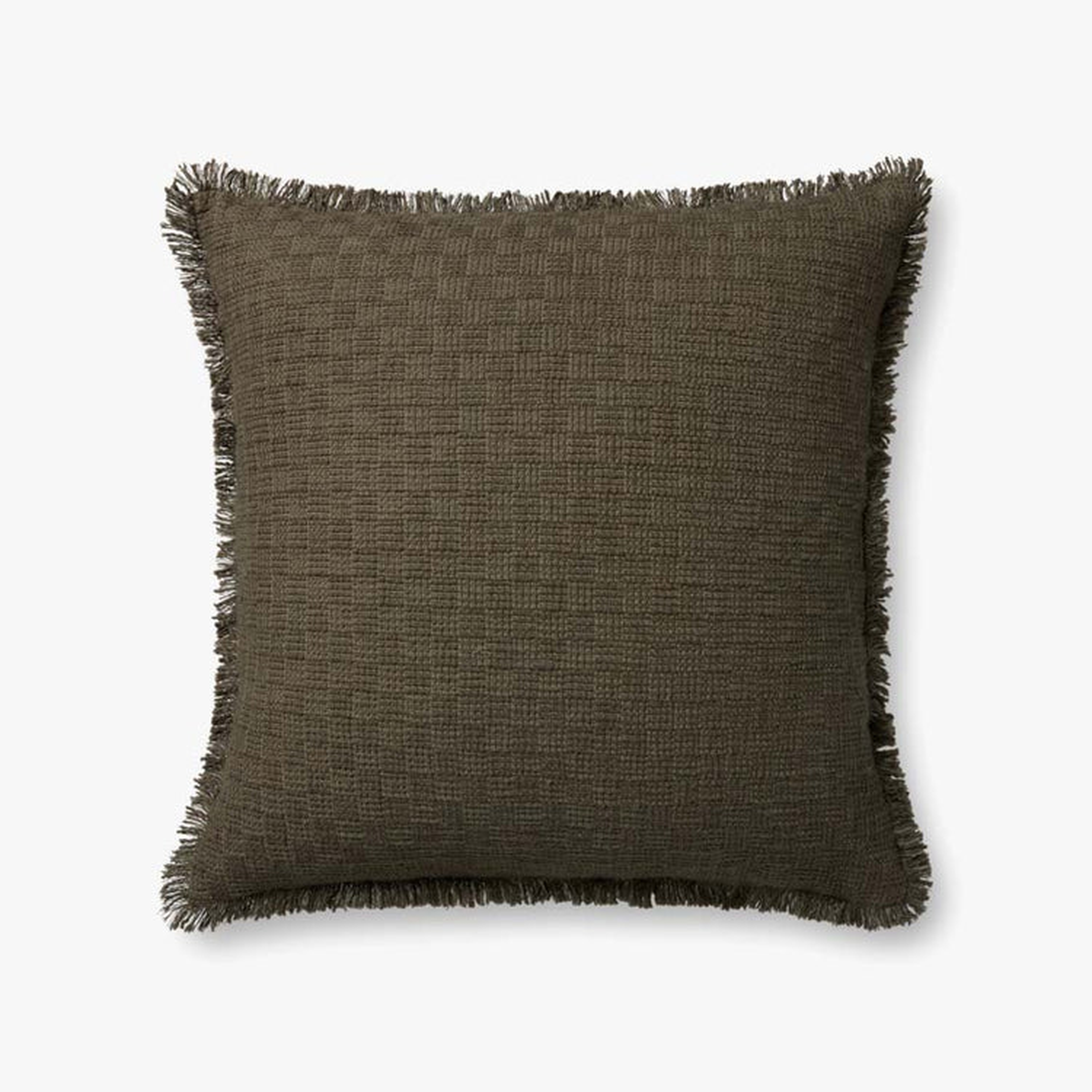 PAL0036 Dark Green Pillow, Cover Only - Loloi Rugs