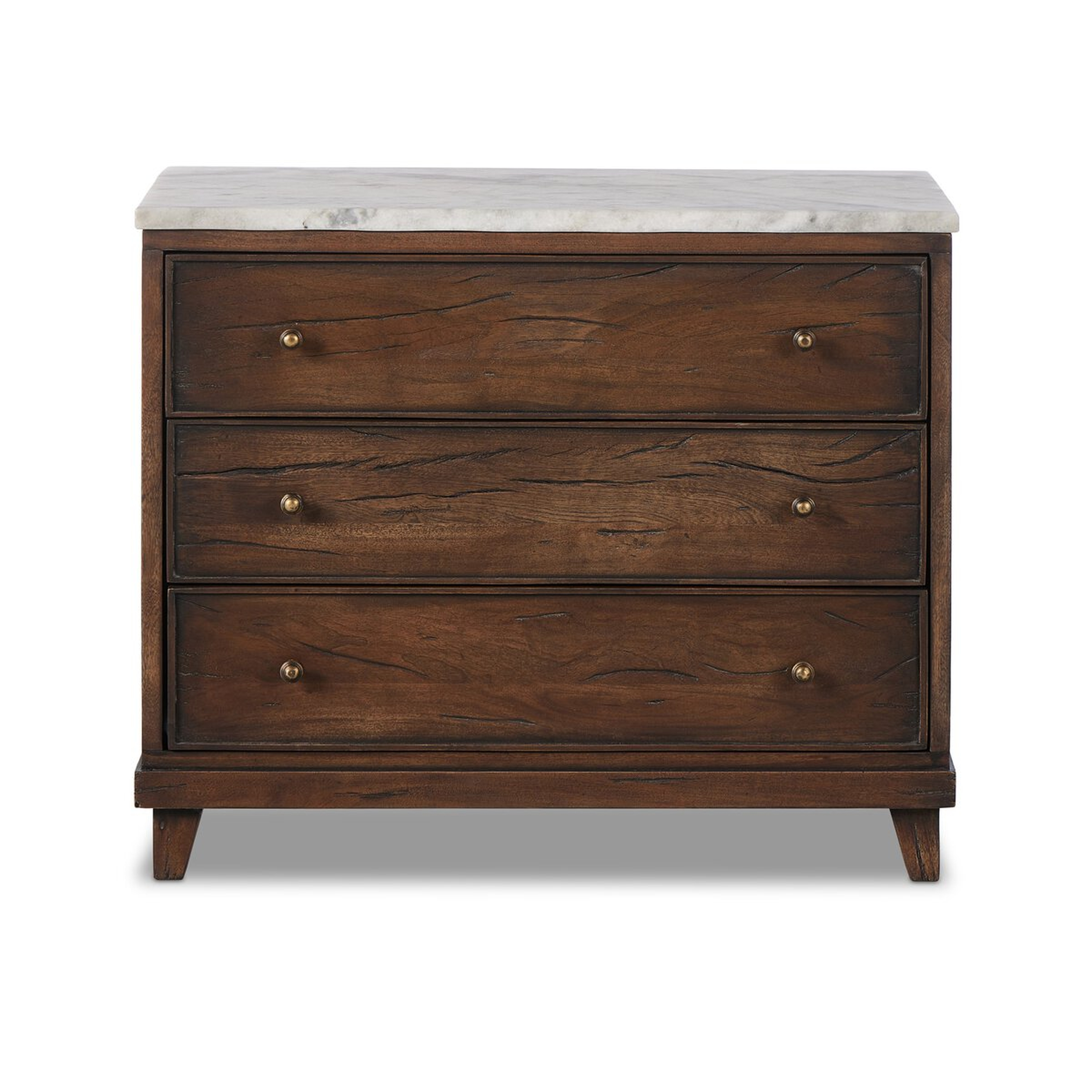 Odette Nightstand - Antique Belgium Bleach - Four Hands