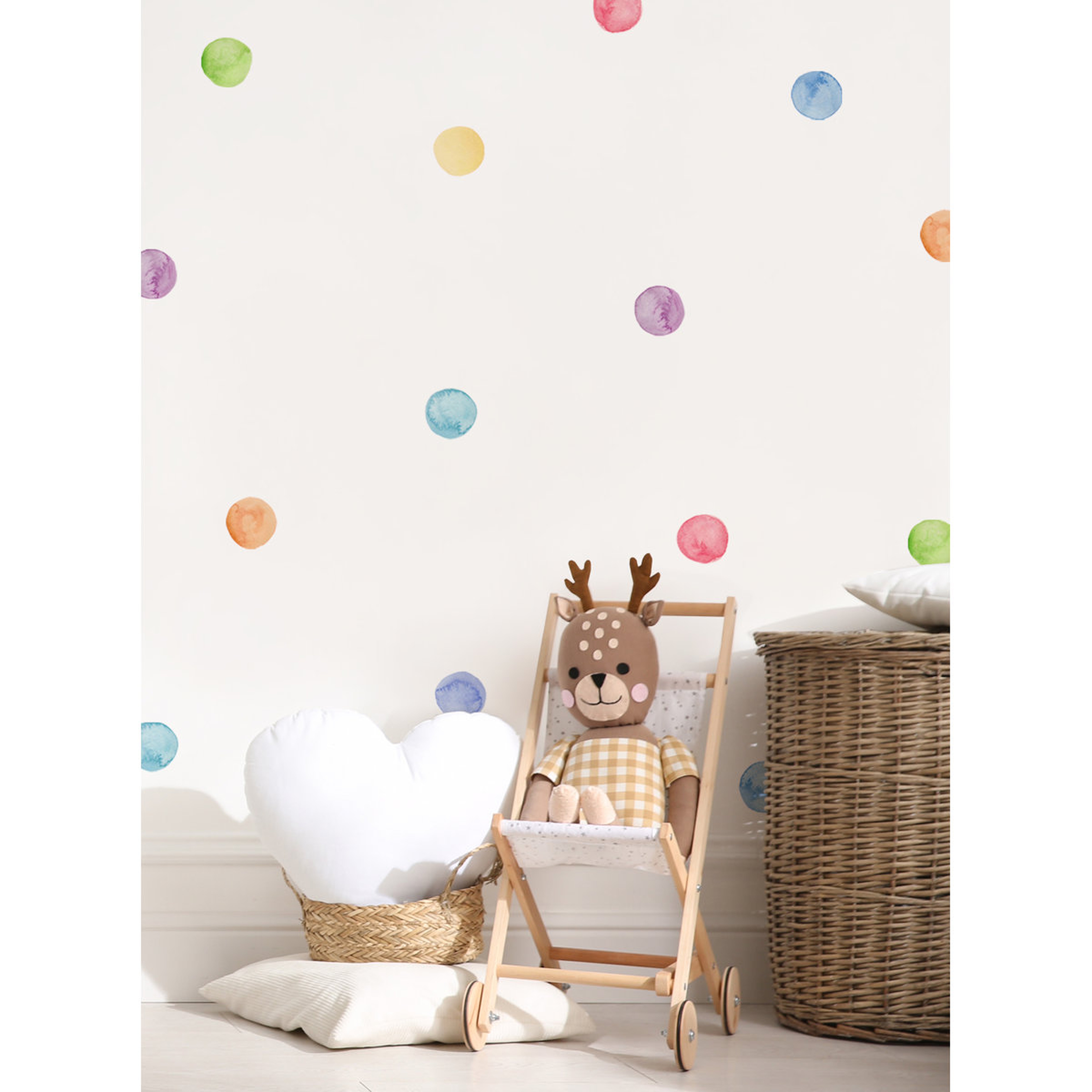 Dots Wall Decal_ rainbow - Wayfair
