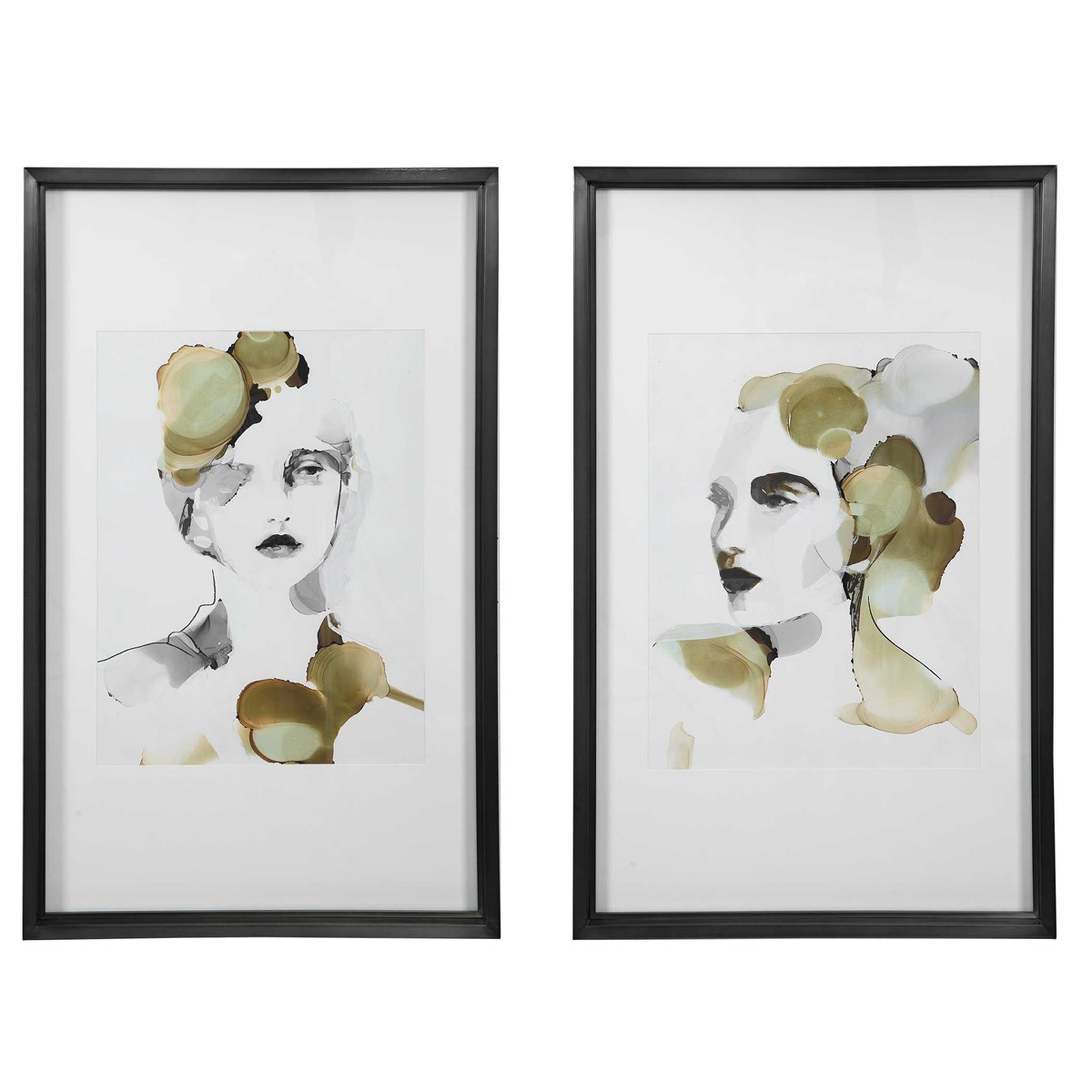 Organic Portrait Framed Prints, S/2 - Uttermost