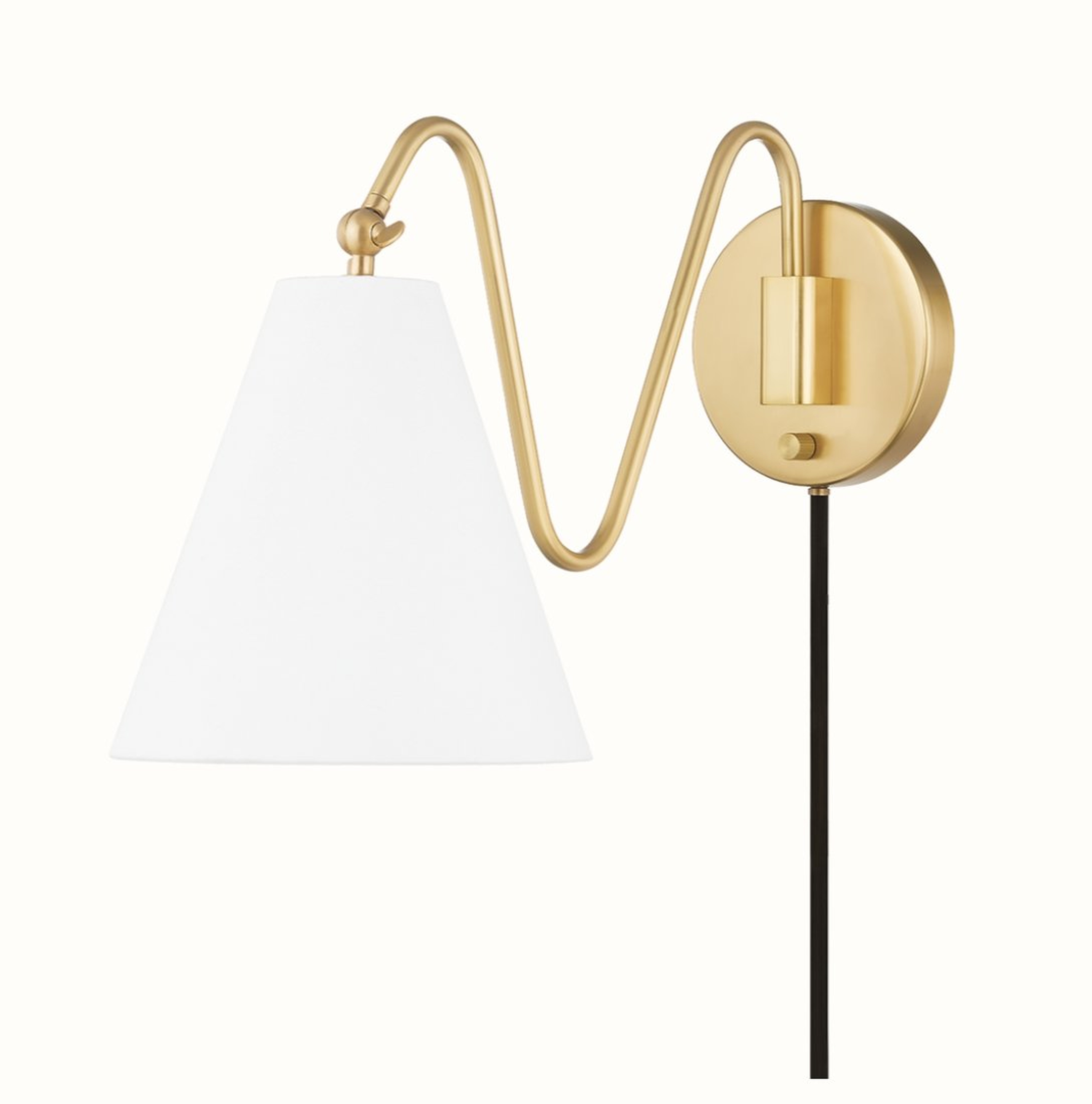 Mitzi Onda Plug-in Sconce - Hudson Valley Lighting Group