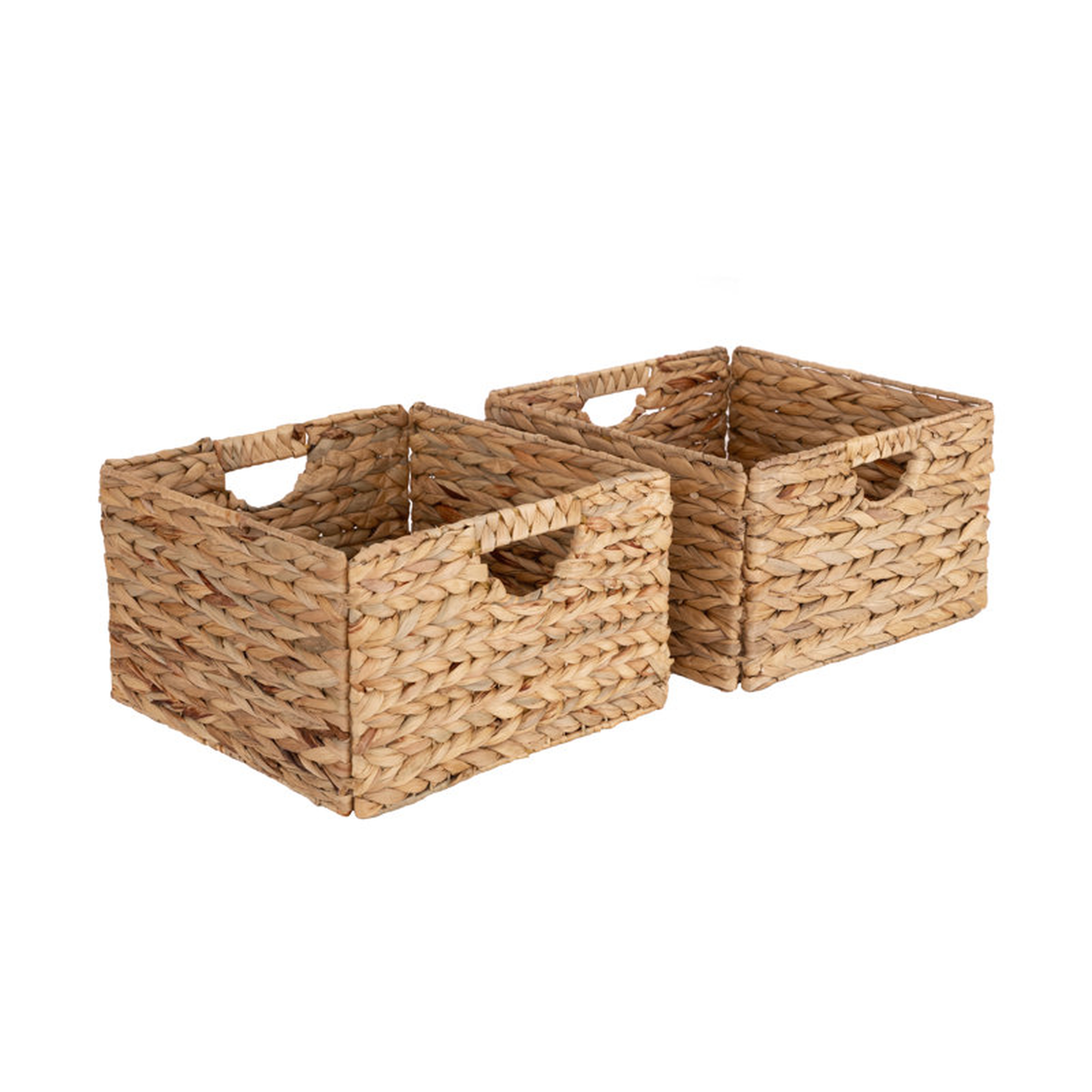Hyacinth Wicker Basket Set (Set of 2) - Wayfair
