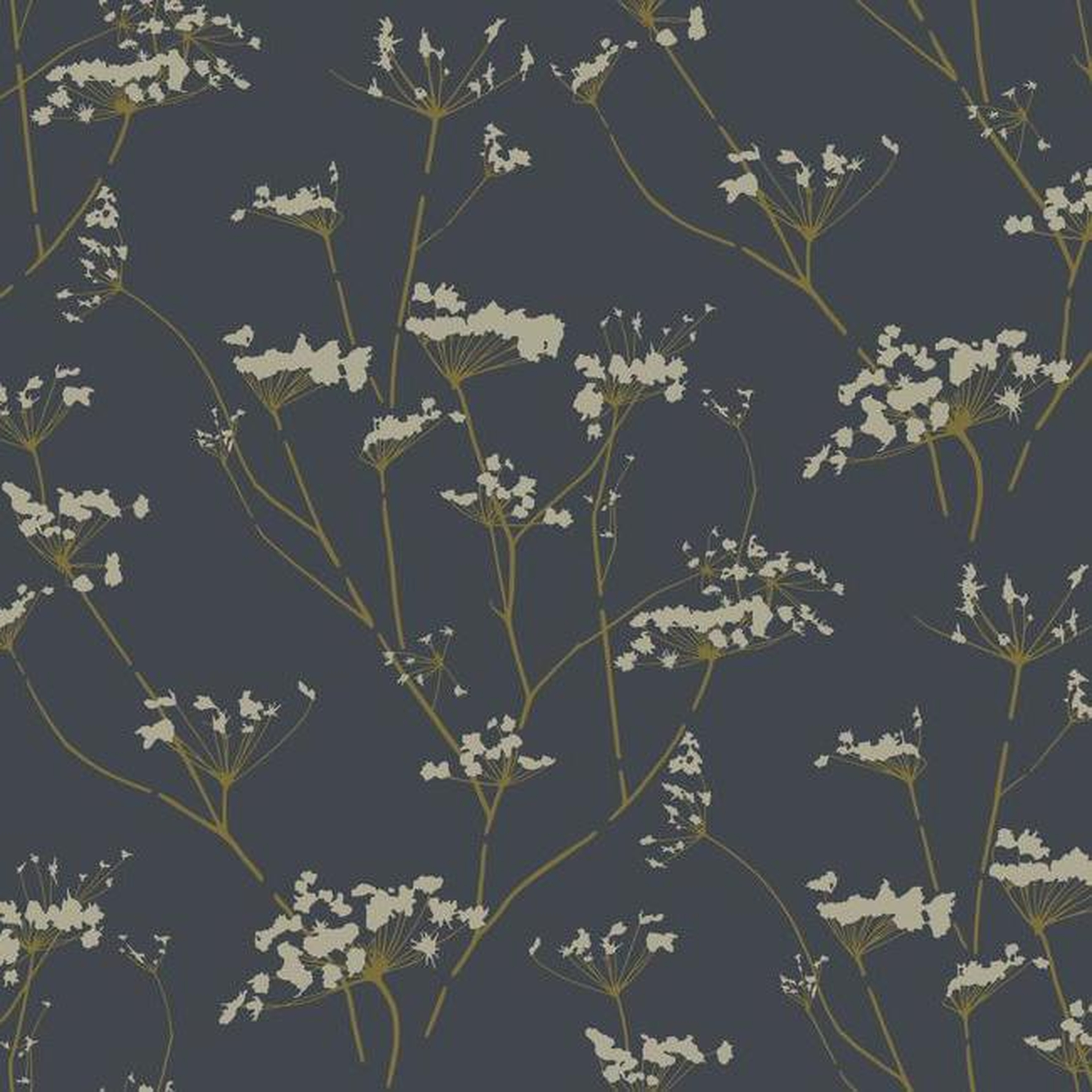 Enchanted Wallpaper, Anchor Grey - York Wallcoverings