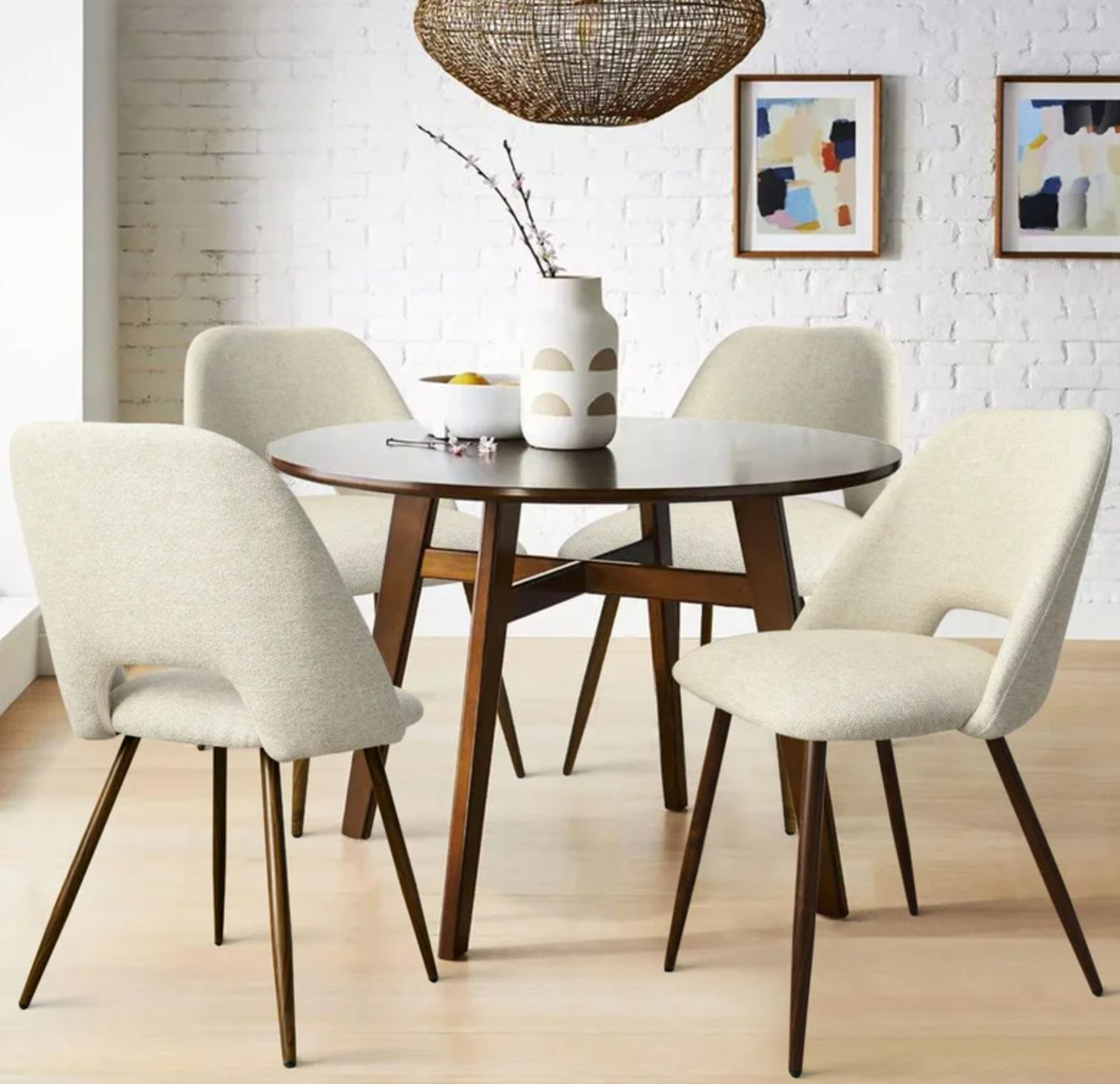 Cloria Solid Back Side Chair (Set of 4) - Wayfair