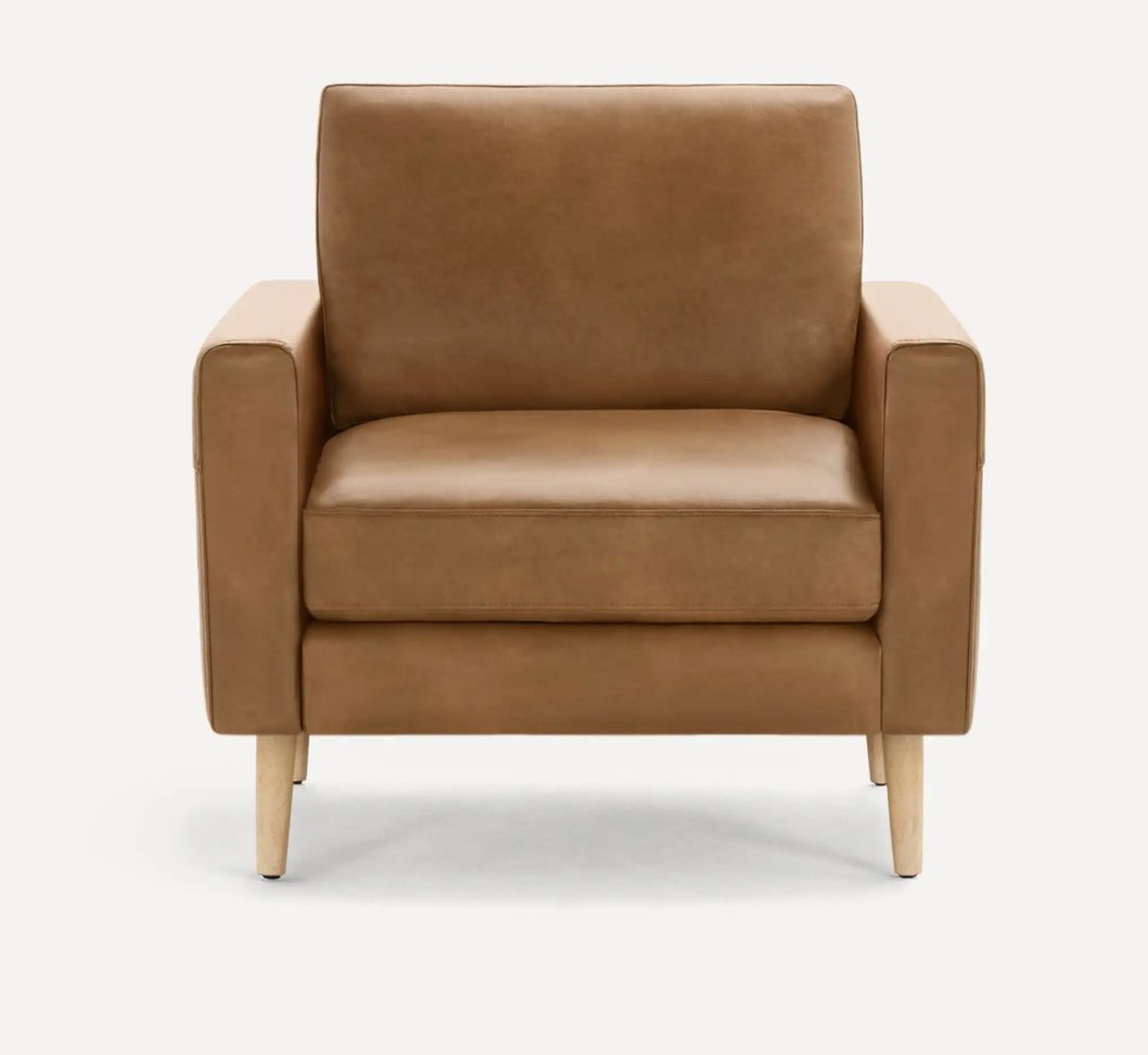 Burrow Nomad Leather Club Chair - Burrow