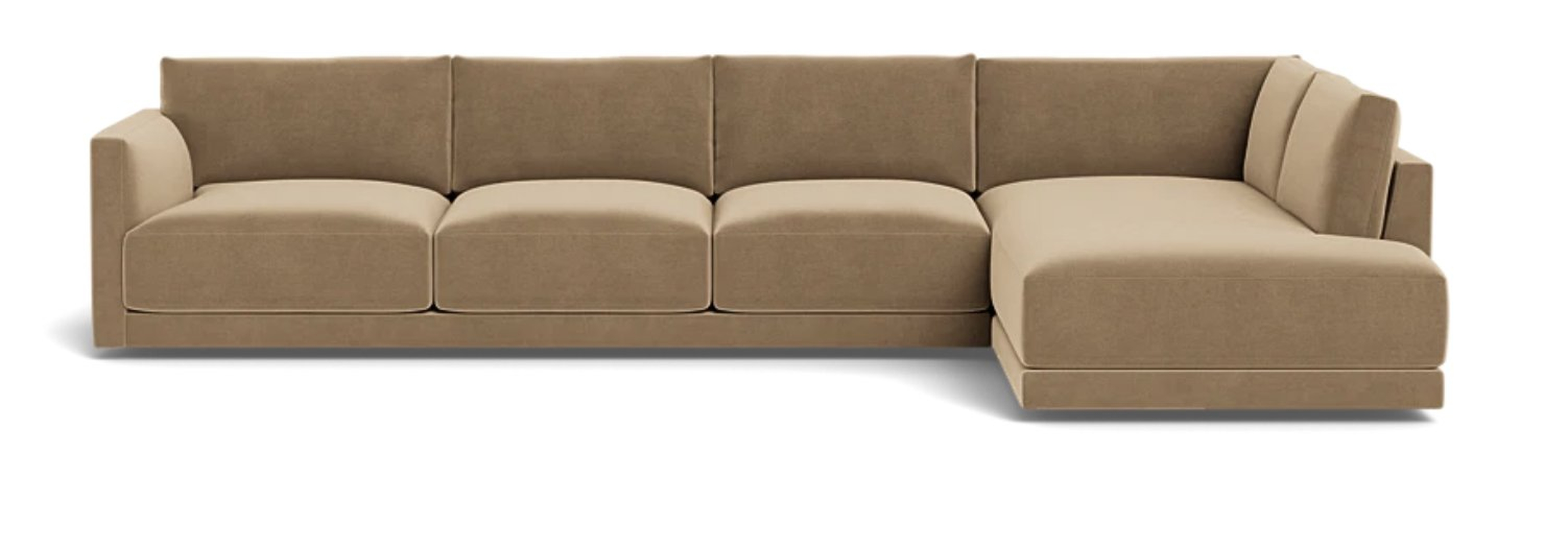 Lukas 4-Seat Right Bumper Sectional - Interior Define