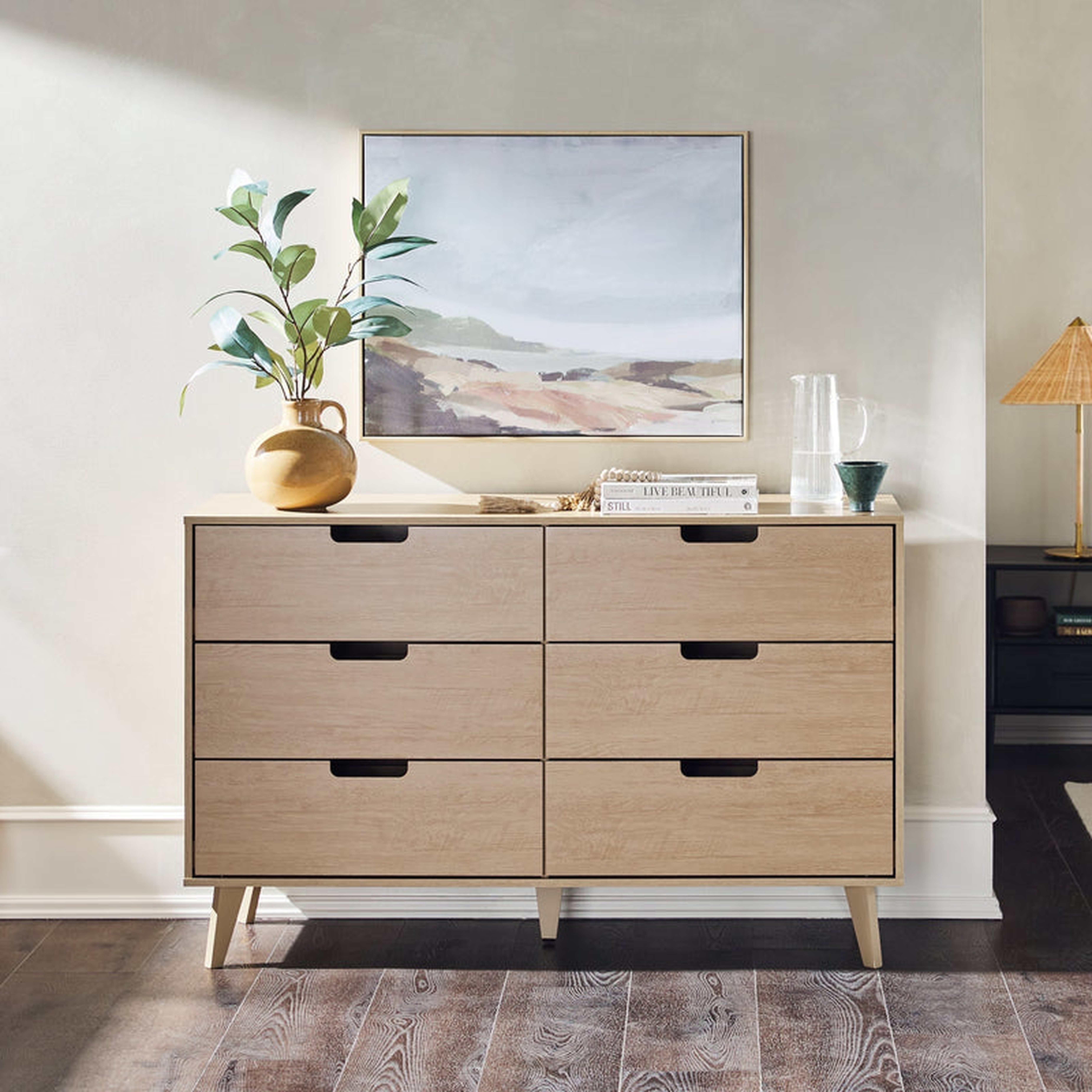 Hans Mid-Century Modern Angle-Leg Dresser - Walker Edison