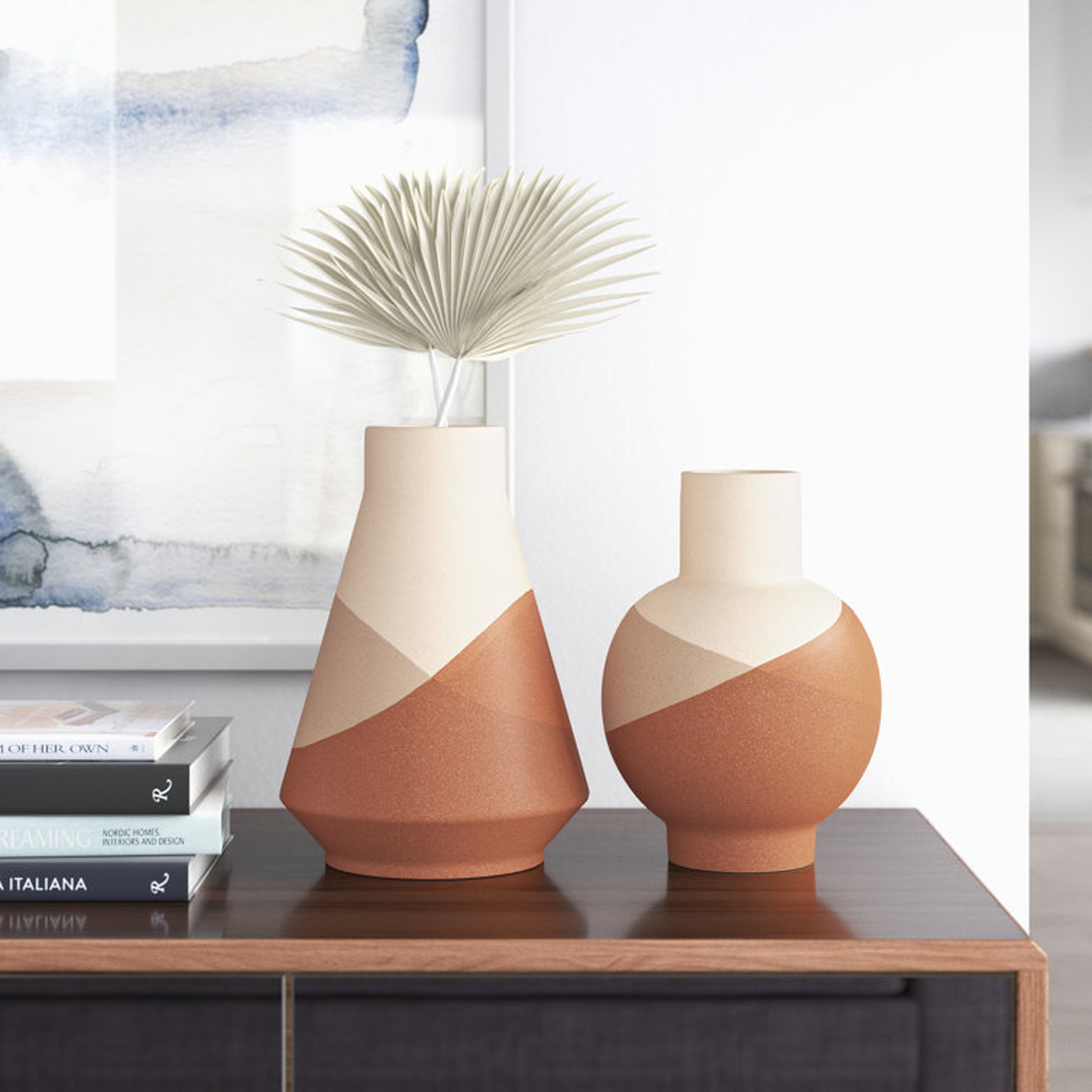 Asherton Ceramic Table Vase - Wayfair