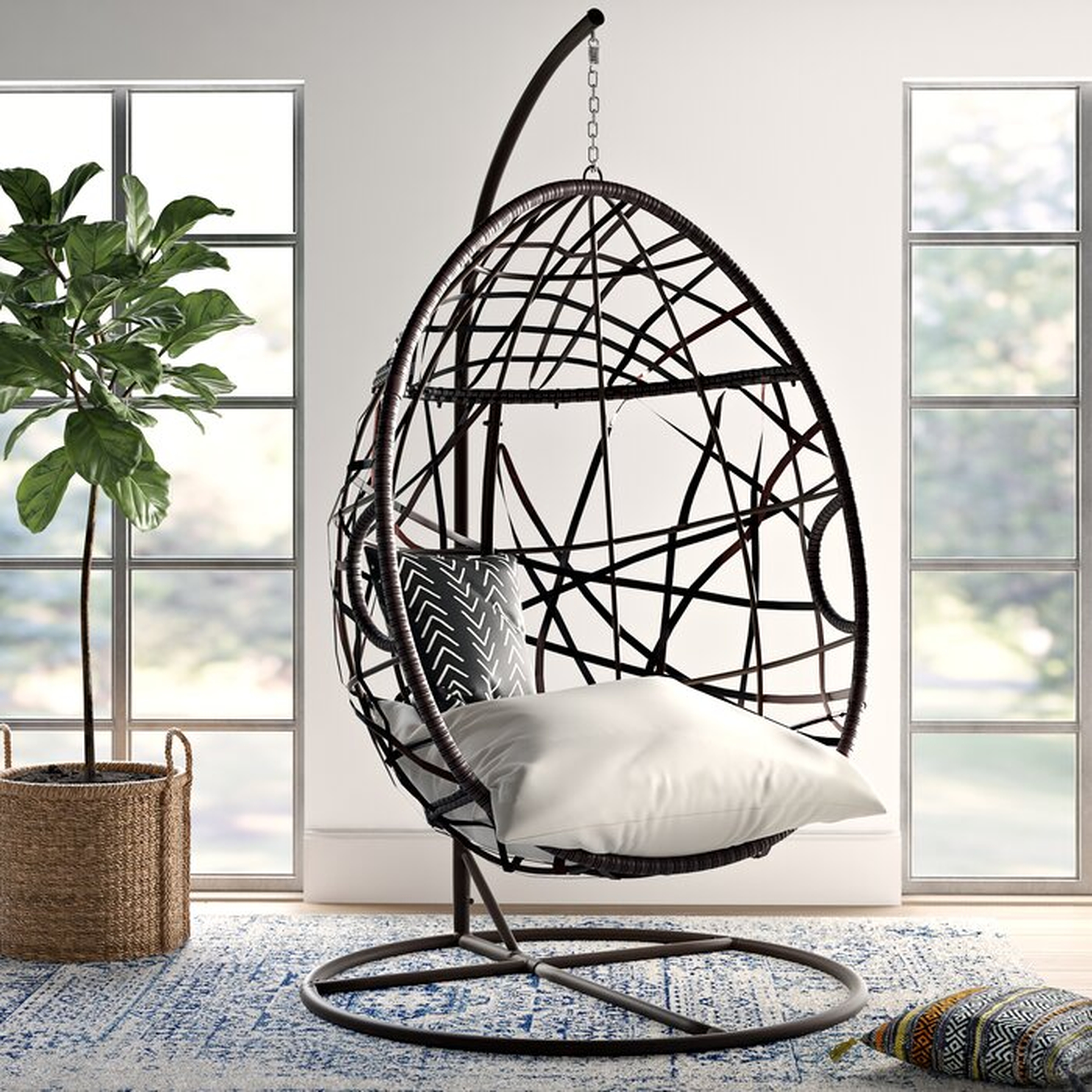 Anner Porch Swing with Stand - Wayfair