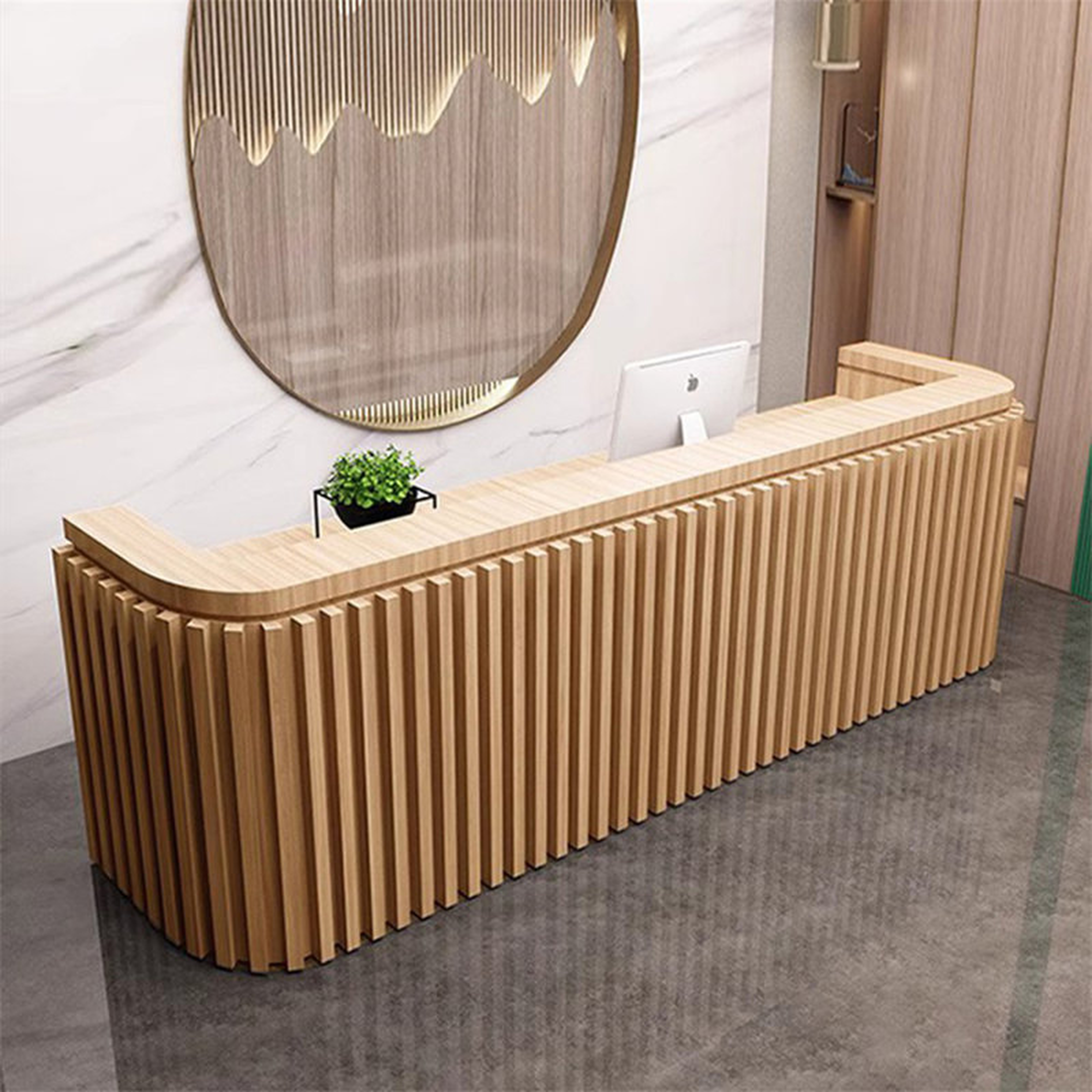 Vintage reception desk - Wayfair