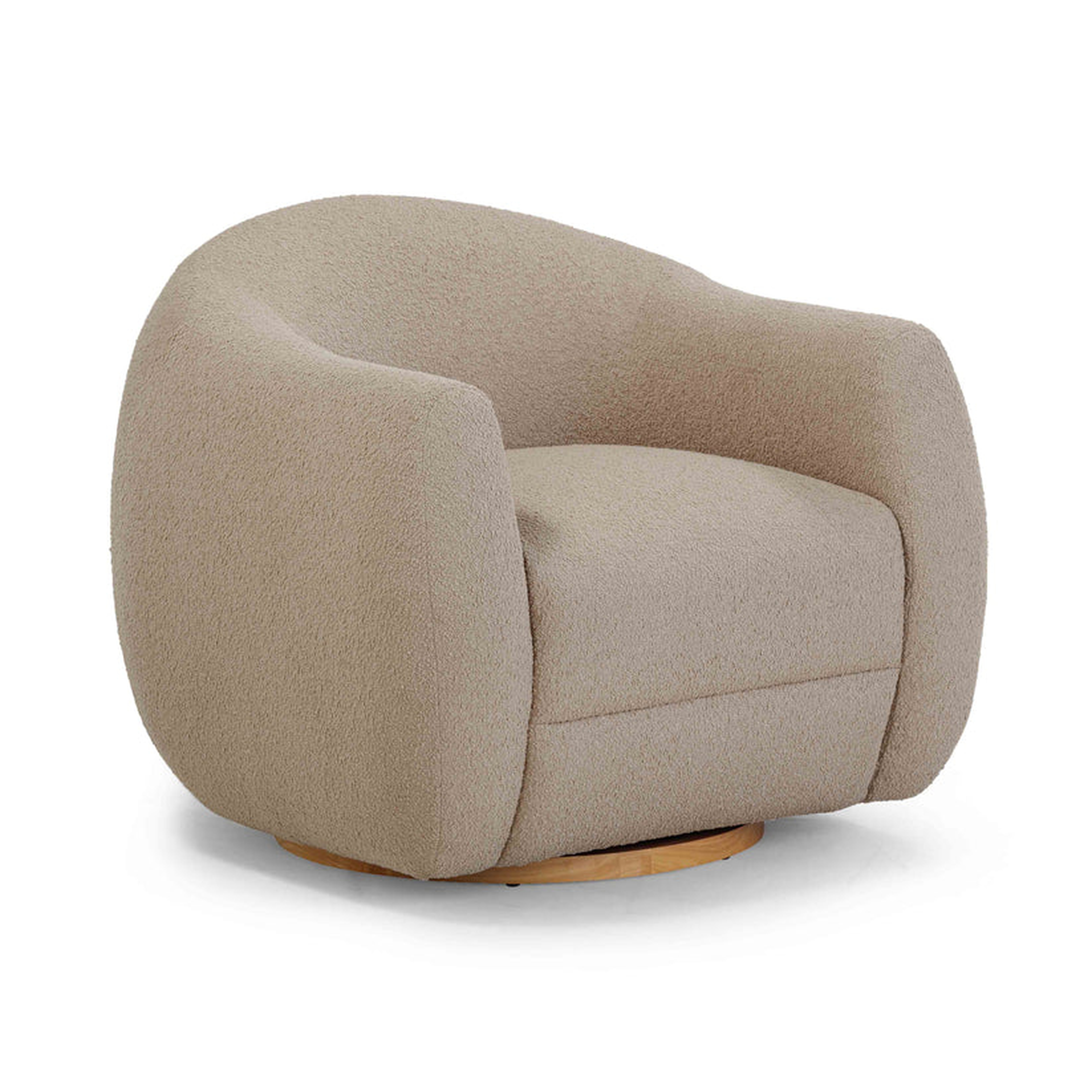 Judy Boucle Swivel Chair - TOV FURNITURE