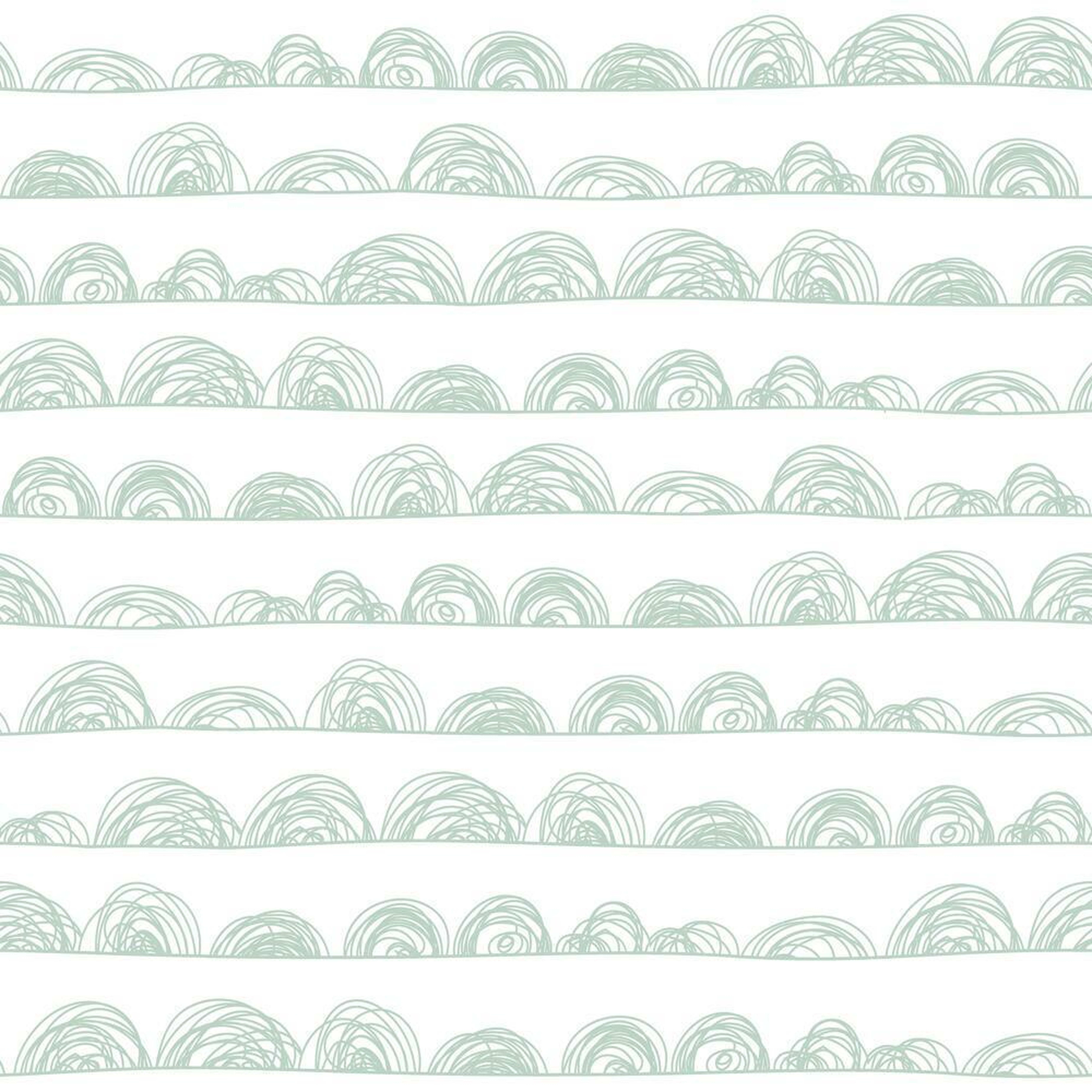Doodle Scallop Peel and Stick Wallpaper - York Wallcoverings
