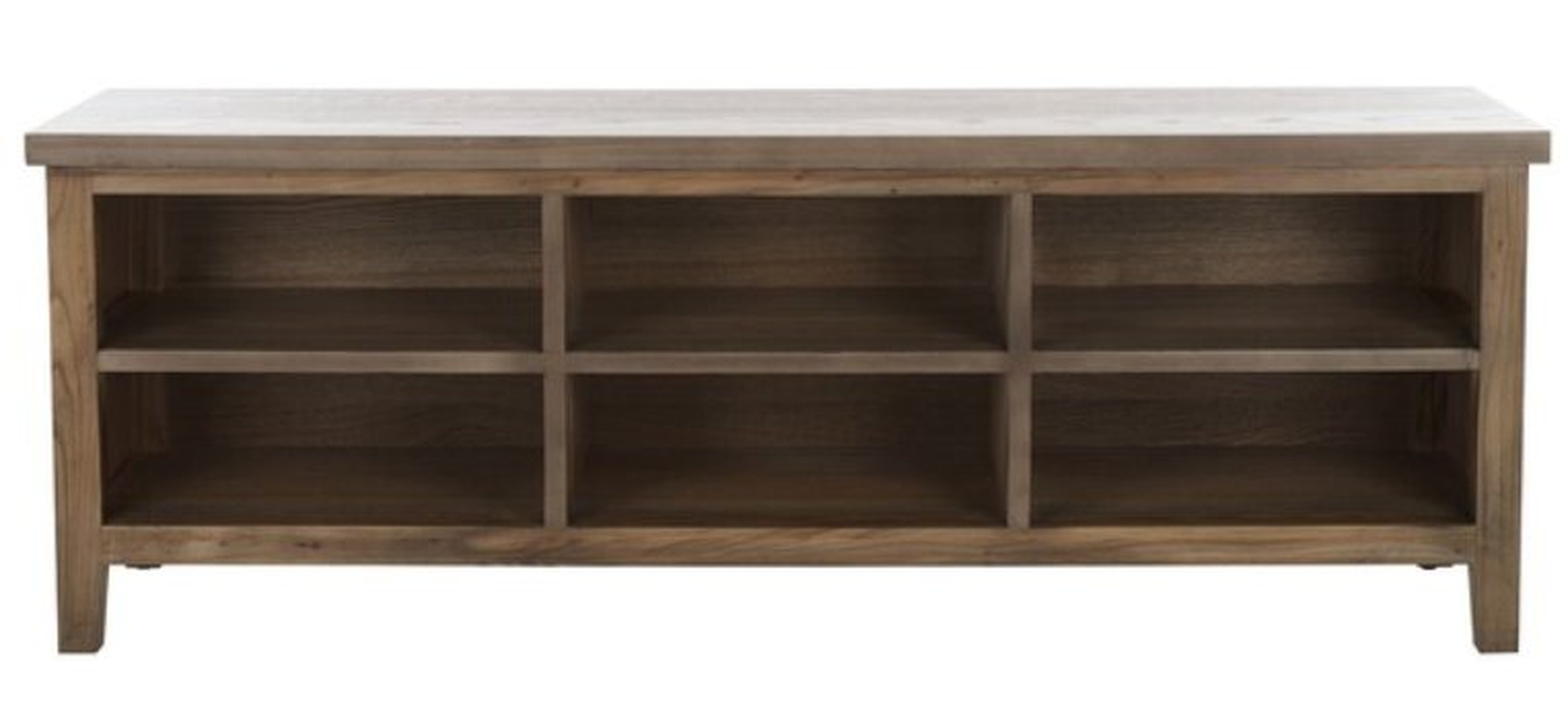 Sadie Low Bookshelf - Oak - Safavieh - Safavieh