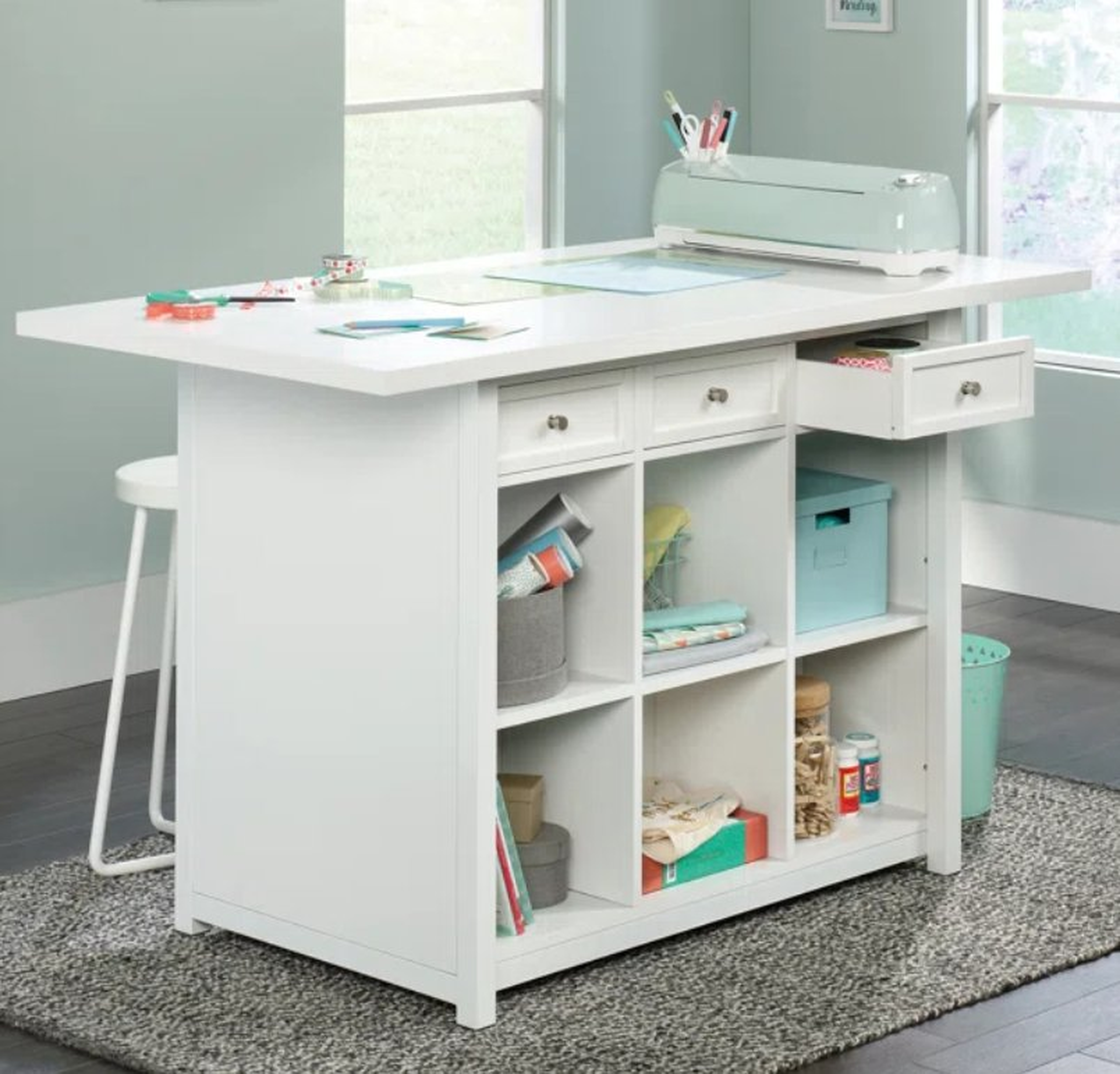 Teannan 60" x 30" Craft Table - Wayfair