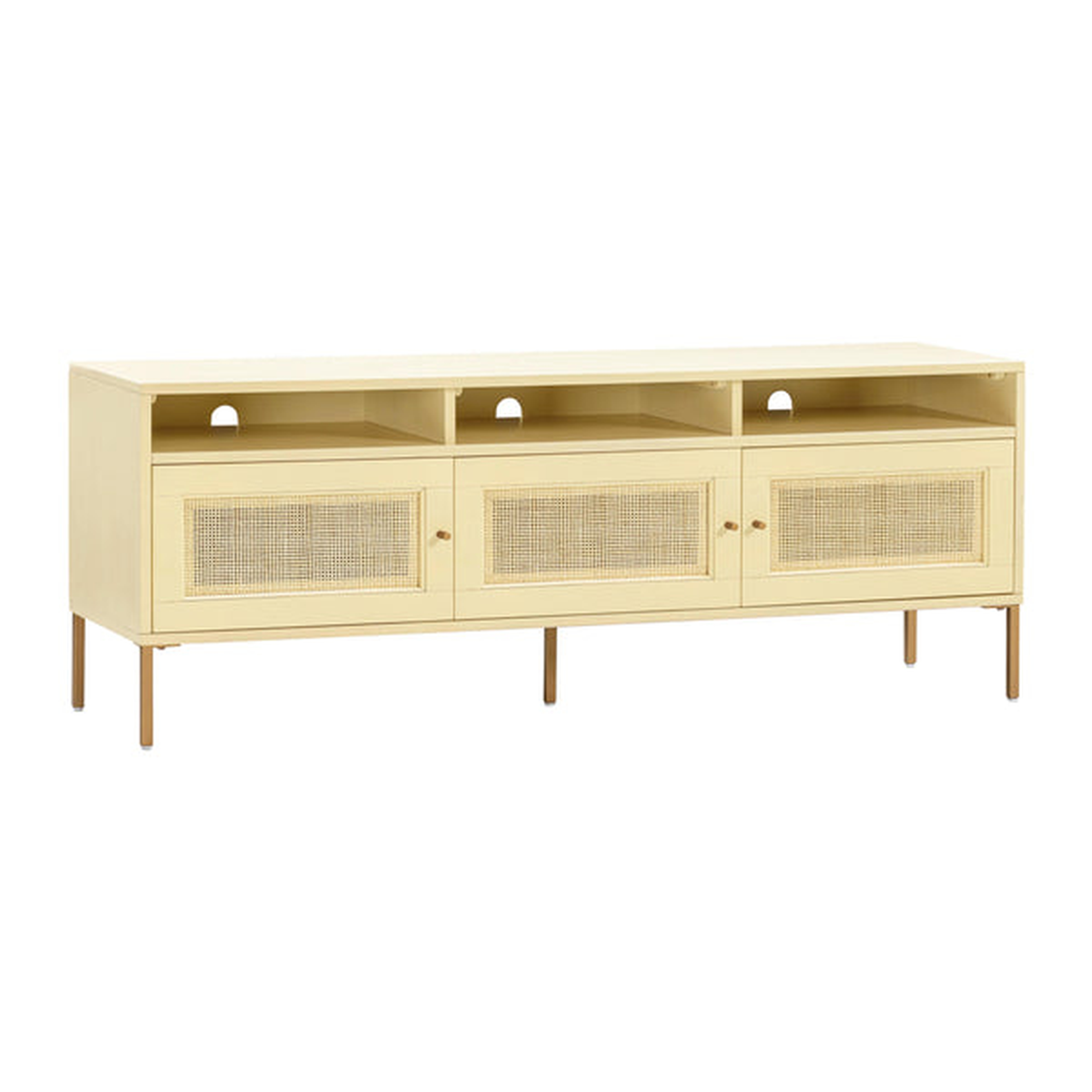 Sierra Buttermilk Media Console - TOV FURNITURE