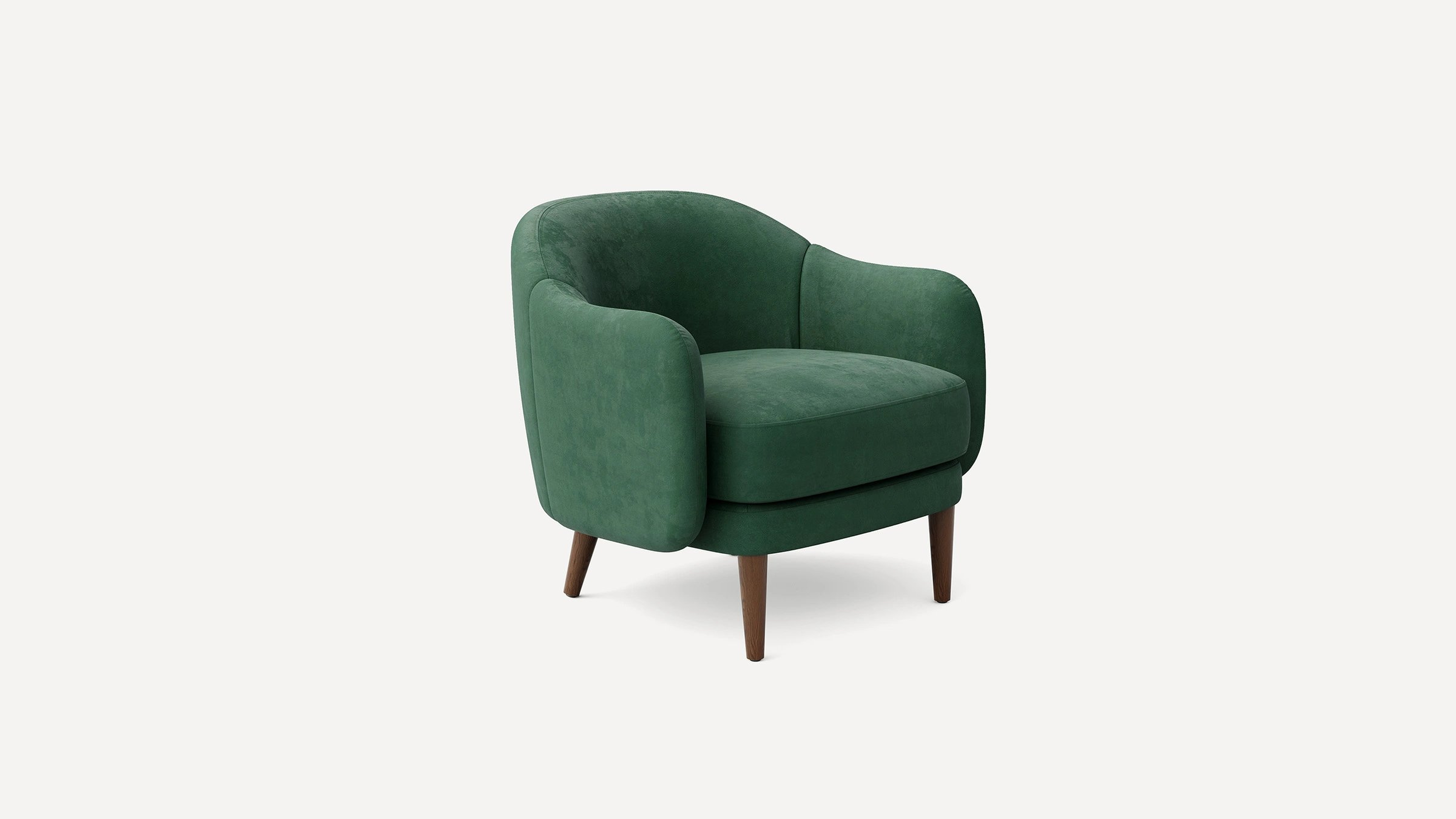 Burrow Pica Chair, Leg Finish: WalnutLegs - Burrow