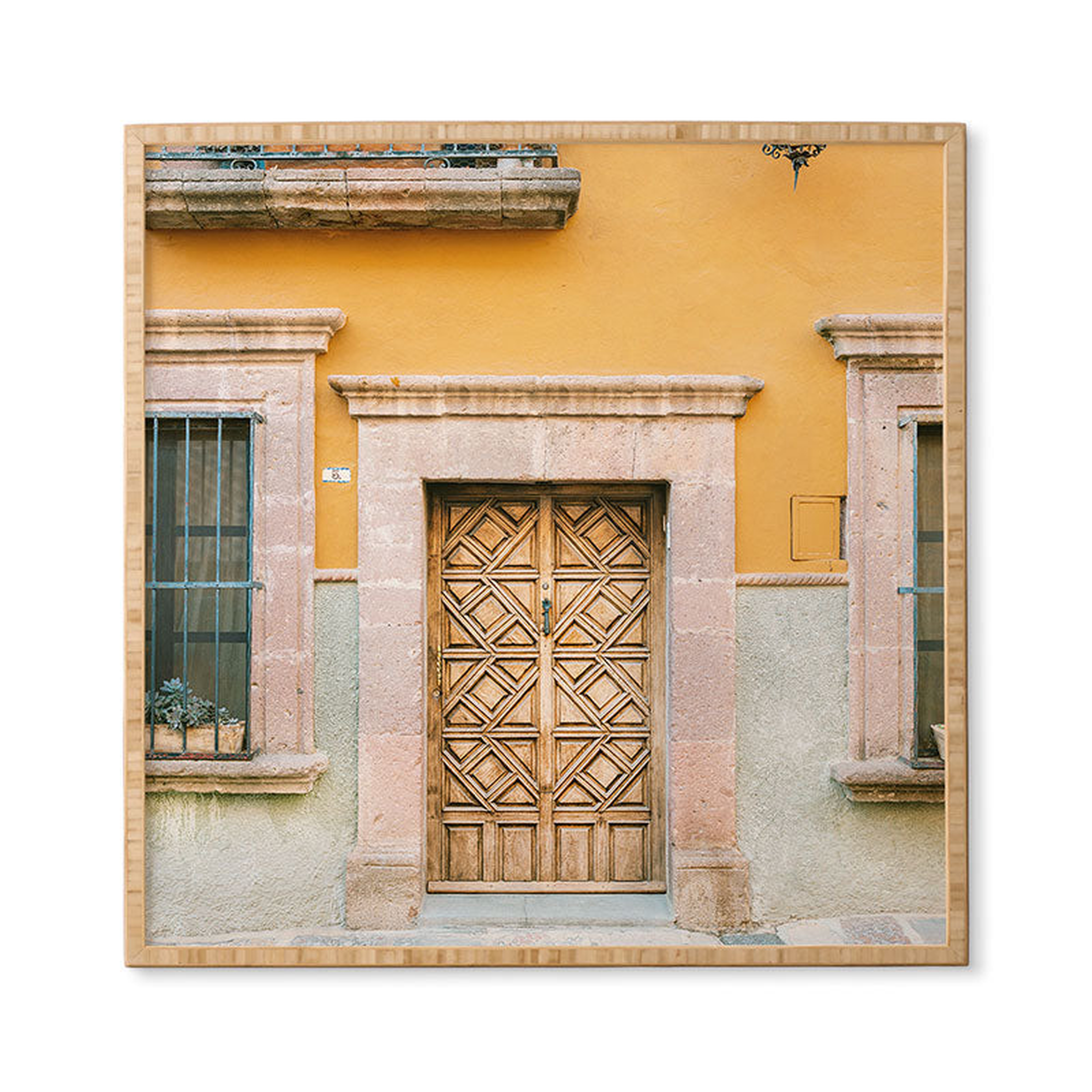 FRAMED WALL ART THE SAN MIGUEL DE ALLENDE MEXICO DOOR  BY RAISAZWART - Wander Print Co.