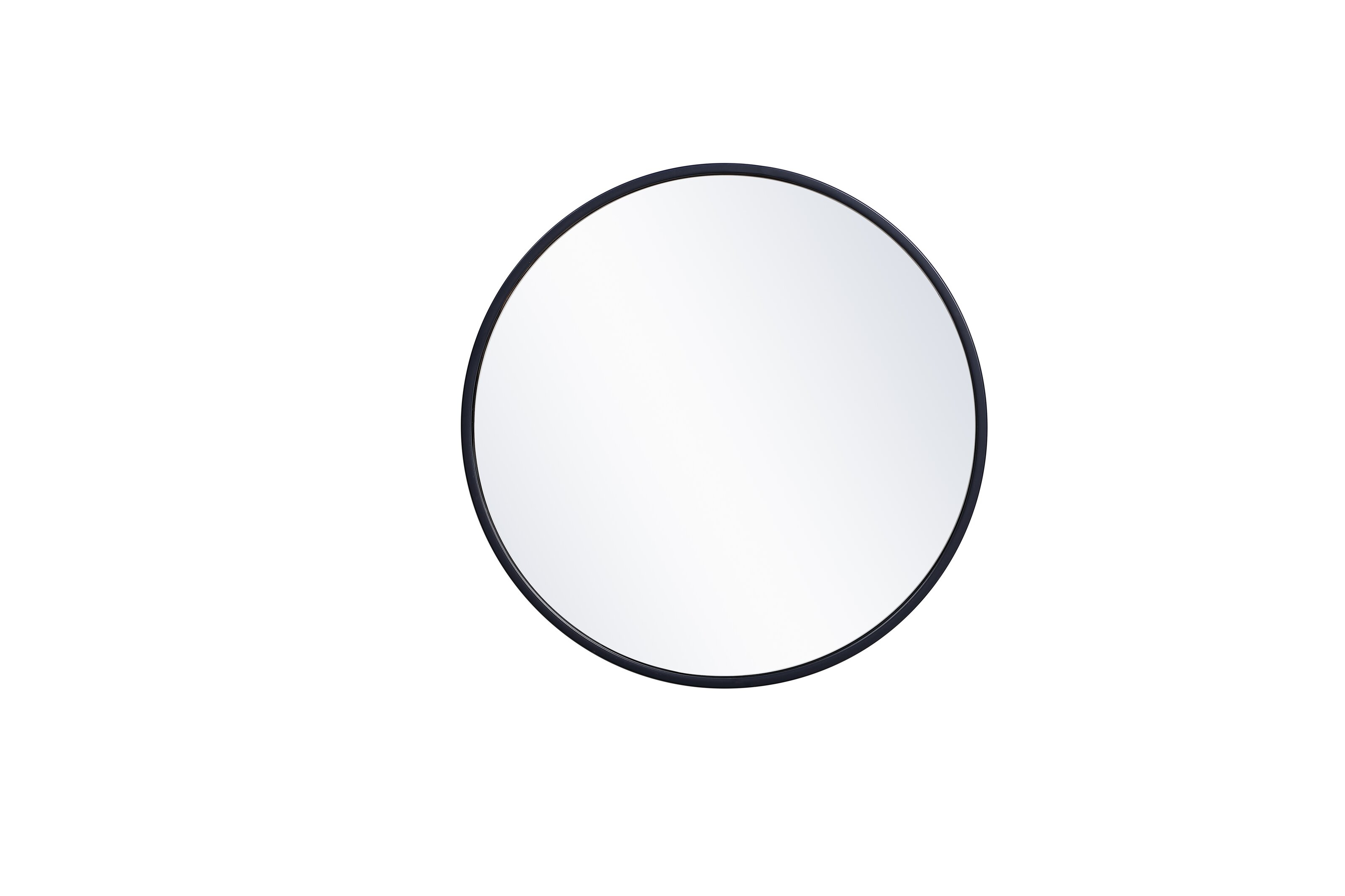 Sabine Metal Round Wall Mirror - Wayfair