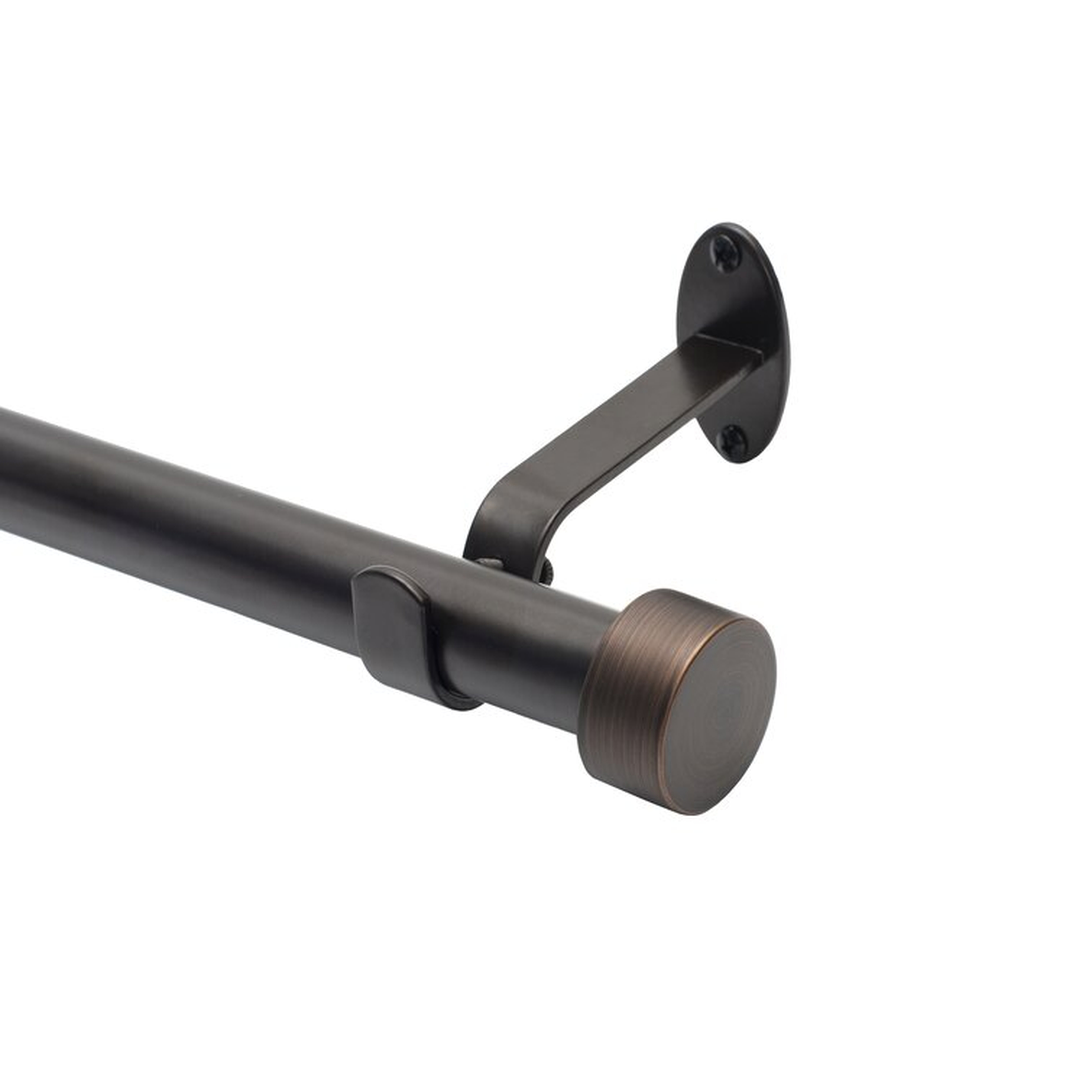 Victorine Adjustable 1" Single Curtain Rod - Wayfair