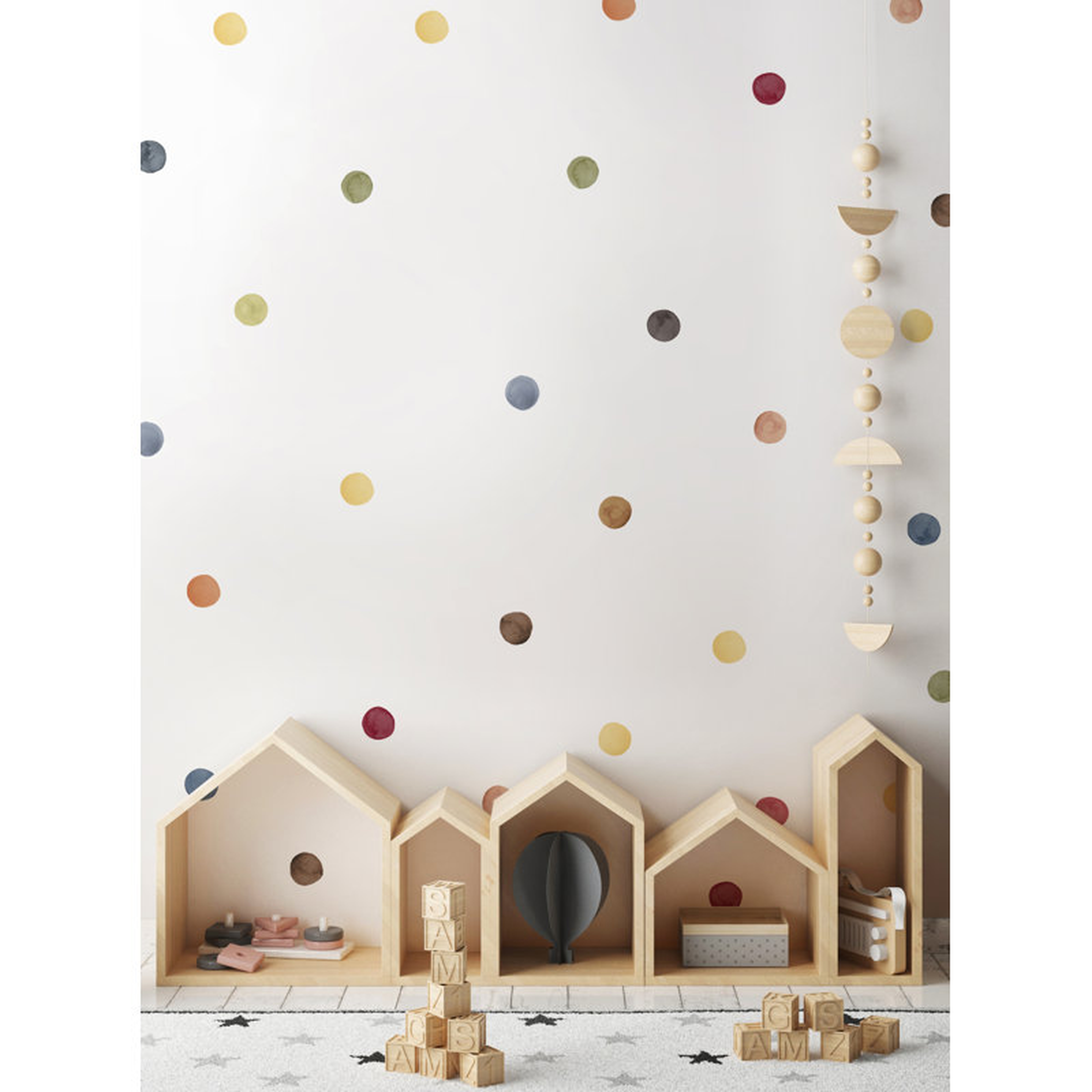 Dots Wall Decal_ earthy - Wayfair