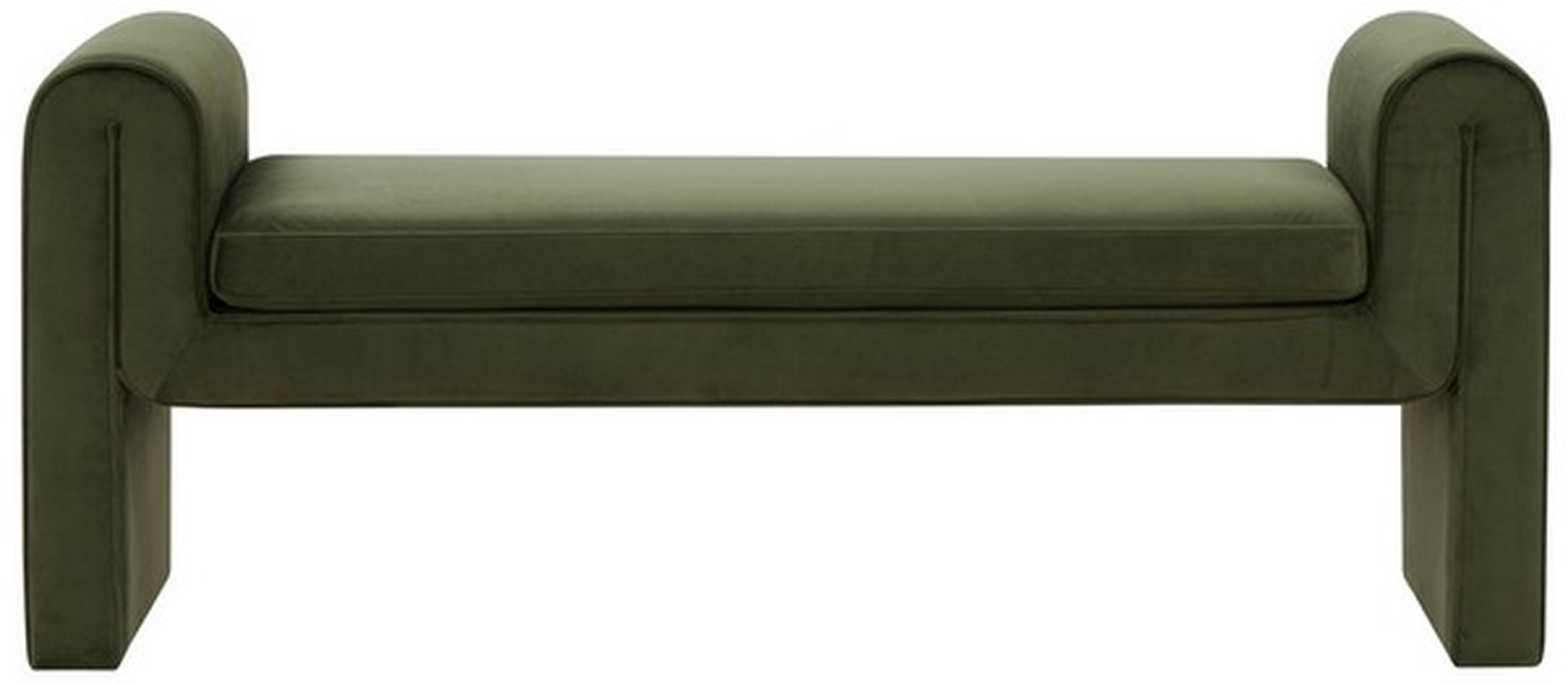 Garth Velvet Bench - Safavieh