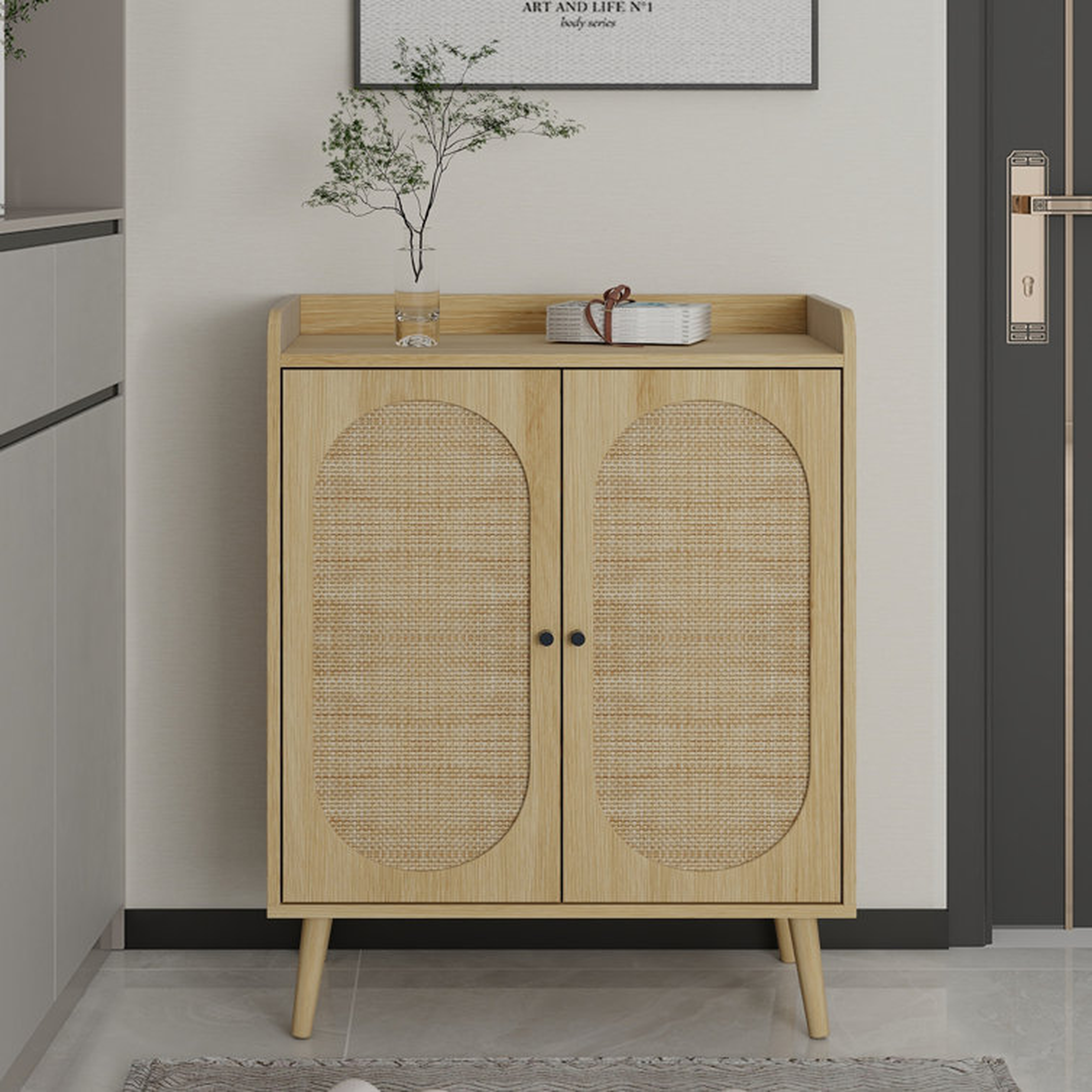 20 Pair Shoe Storage Cabinet - Wayfair